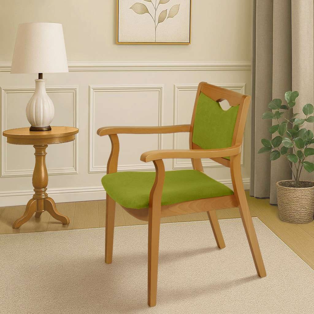 Home affaire Armlehnstuhl »London, Stuhl, Komfortsessel, 3 Gestellfarben, Made in Italy« () 1 Stk.Extra-komfortabel, ergonomisch, fleckenabweisendes Gewebe, Massivholz