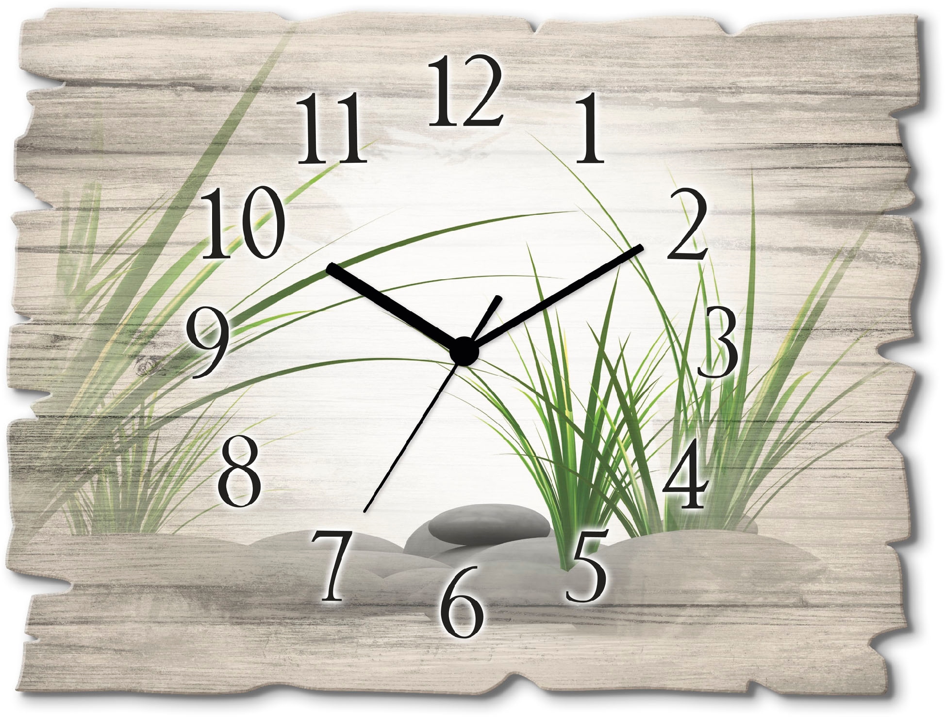 Artland Wanduhr »3 D Steine« wahlweise mit Quarz- oder Funkuhrwerk, lautlos ohne Tickgeräusche