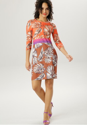 Aniston SELECTED Sommerkleid, mit zwei Streifen in der Taille - NEUE KOLLEKTION kaufen