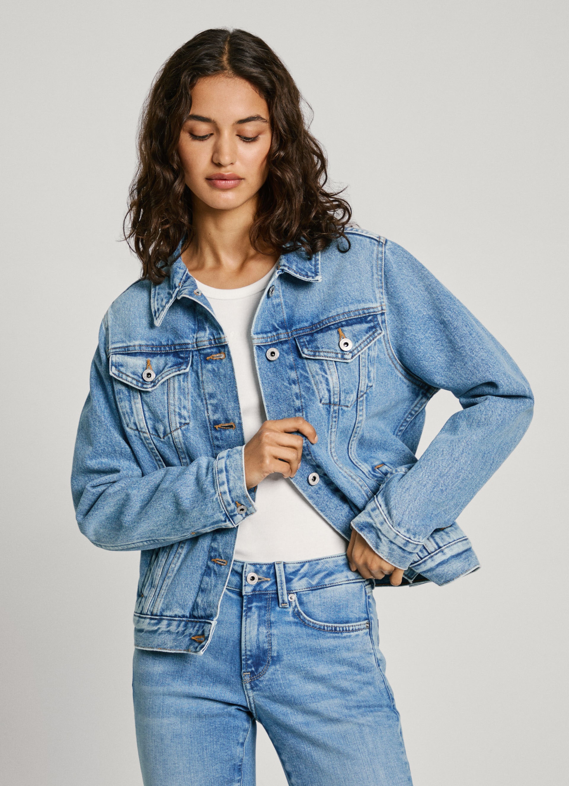 Pepe Jeans Jeansjacke »REGULAR JACKET«, in authentischer Denim-Qualität