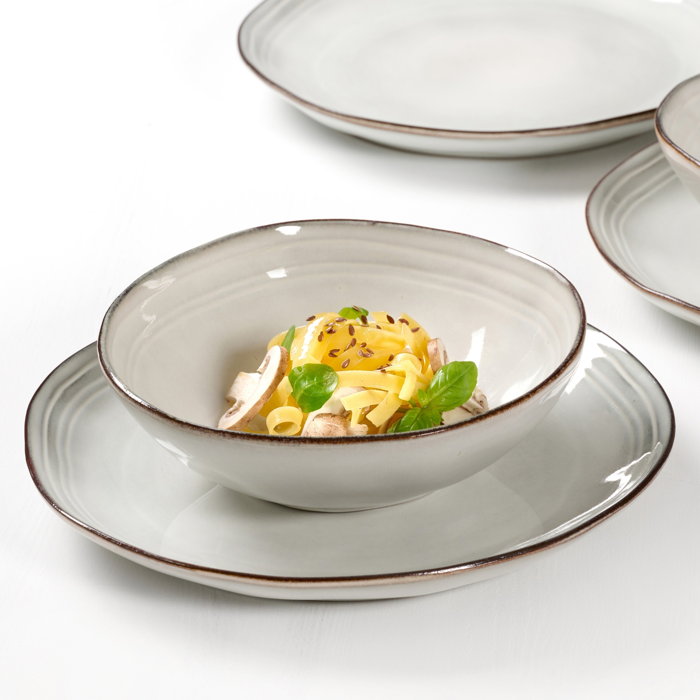 Ritzenhoff & Breker Tafelservice "Kendra" Teller Set, aus Steingut für 4 Personen