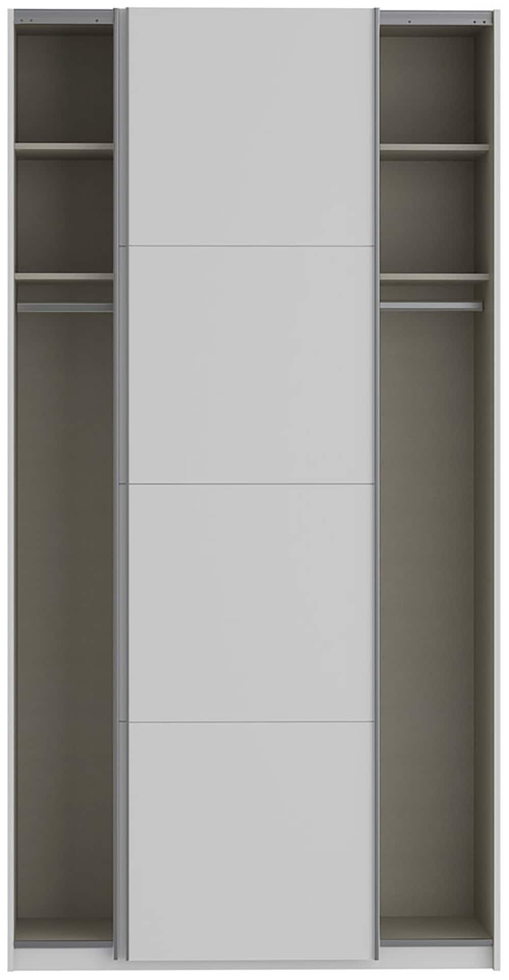 FORTE Schwebetürenschrank »Fittio, Made in Europe, 2 Schiebetüren, modernes Design« Höhe 2,35 mtr, stehende Montage