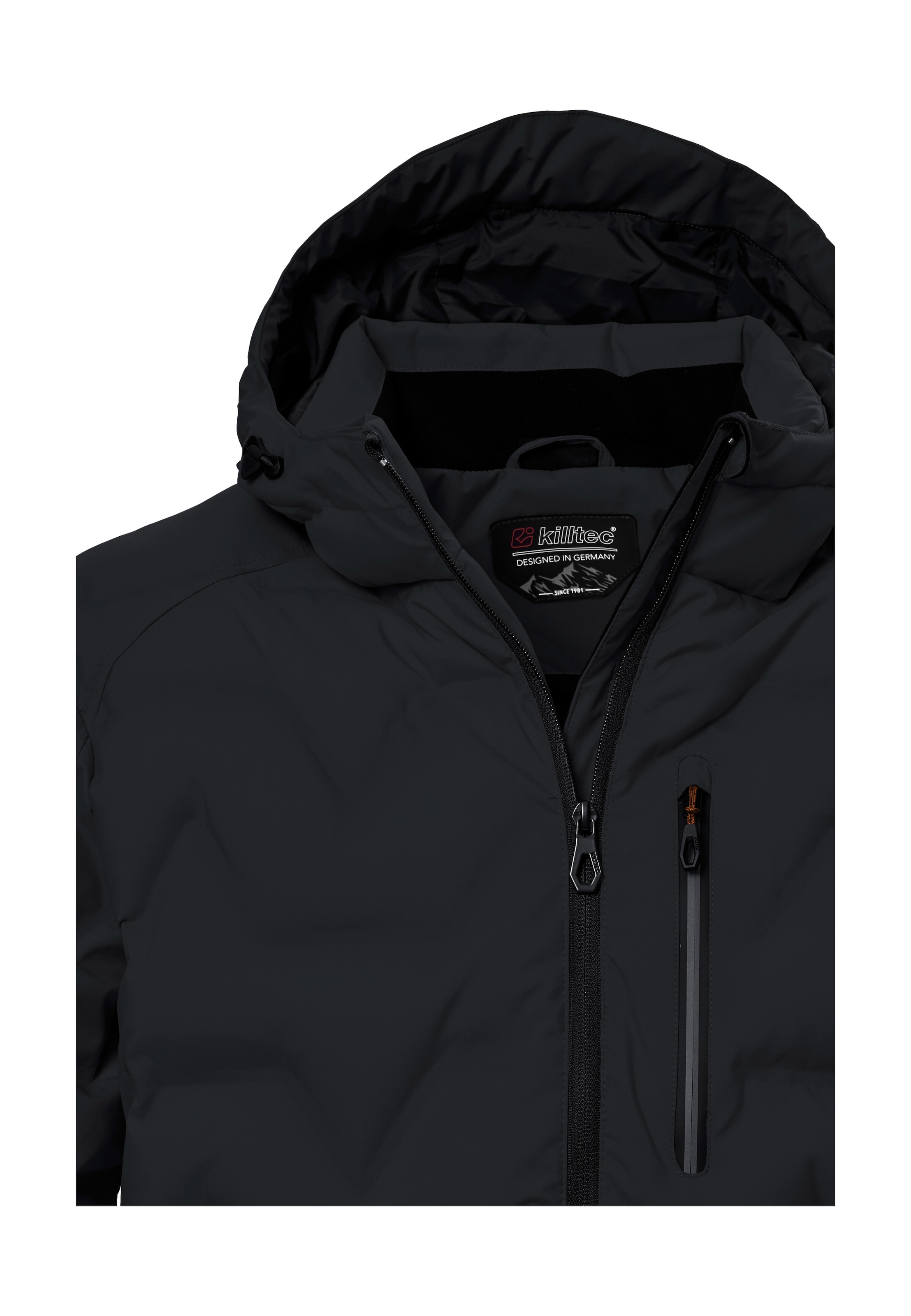 Killtec Steppjacke »KOW 60 MN QLTD JCKT«, Wasser- und windabweisend, atmungsaktiv, verstellbare Kapuze