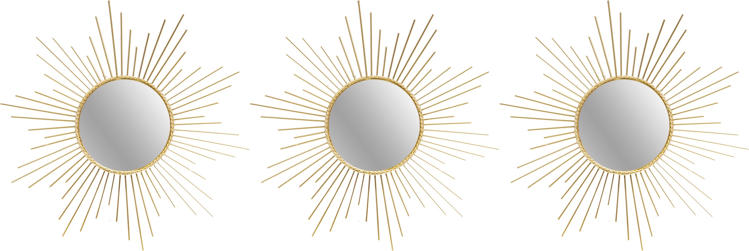 Image of Spiegelprofi GmbH Dekospiegel »Polly«, (3 St.), 3-teiliges Set bei Ackermann Versand Schweiz