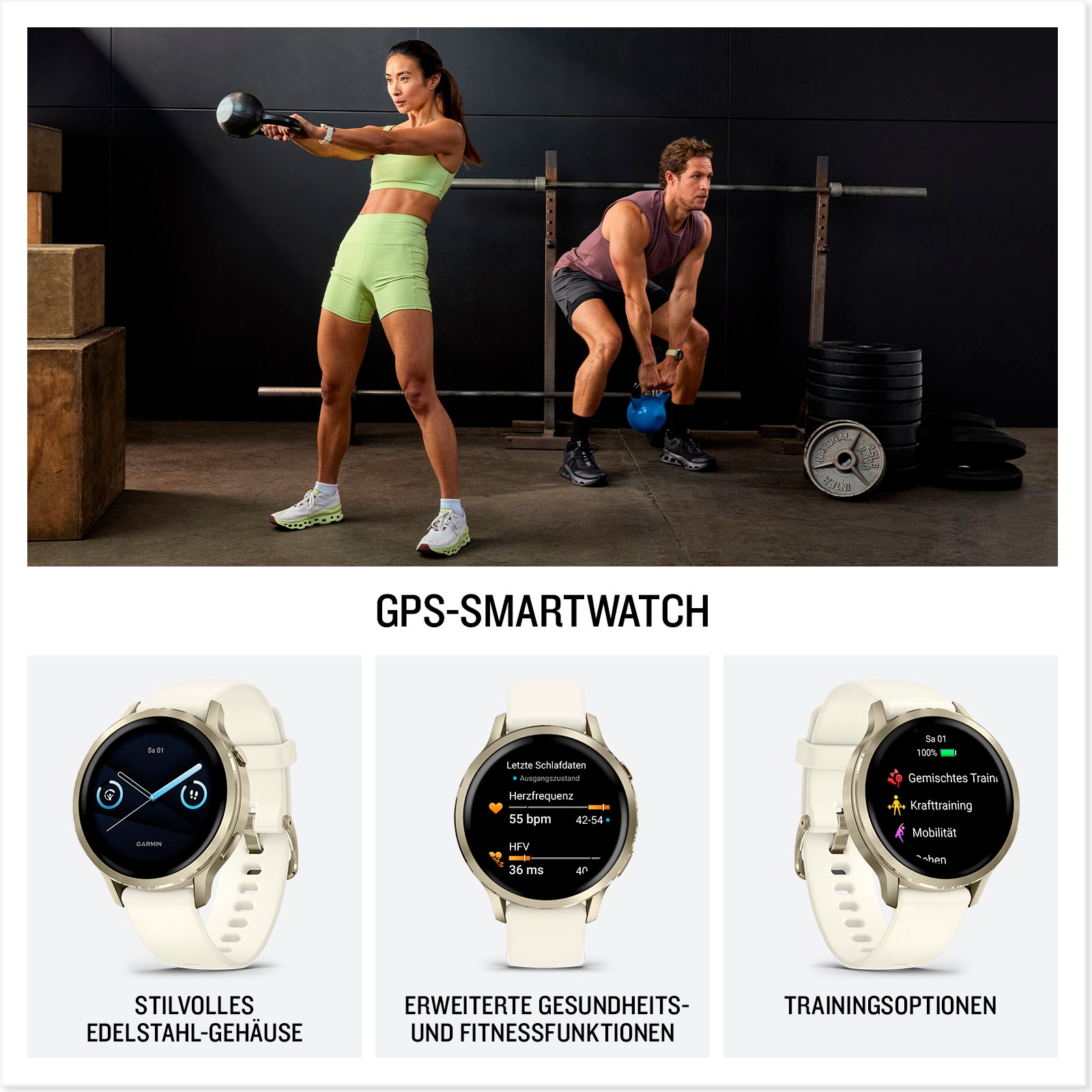 Garmin Smartwatch »Venu 4« (3,04 cm / 1,2 ″)