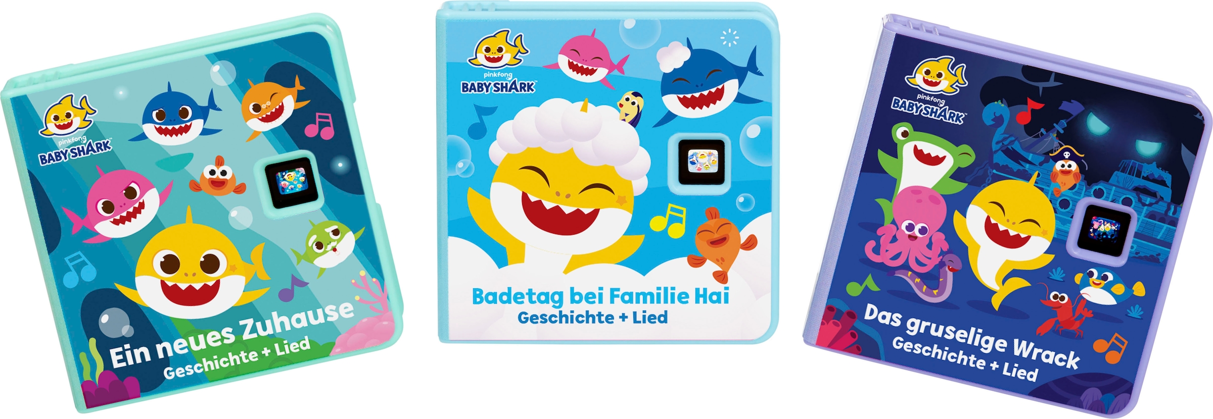 Little Tikes® Cassette de feuilleton audio »Story Dream Machine, Grosser Hai, Kleiner Hai Familien-Kollektion« passend für Story Dream Machine