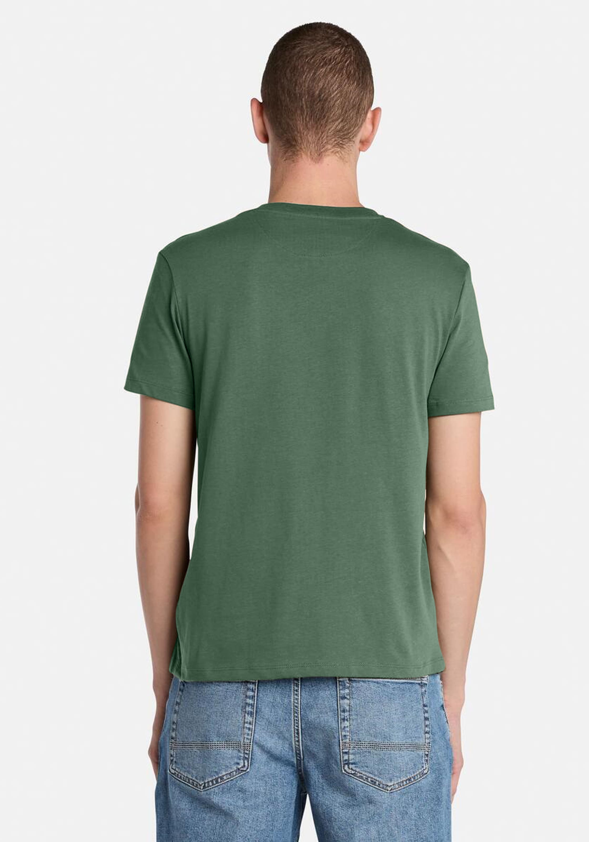 Timberland T-shirt »DUNSTAN RIVER Short Sleeve Tee« avec broderie logo, en coton