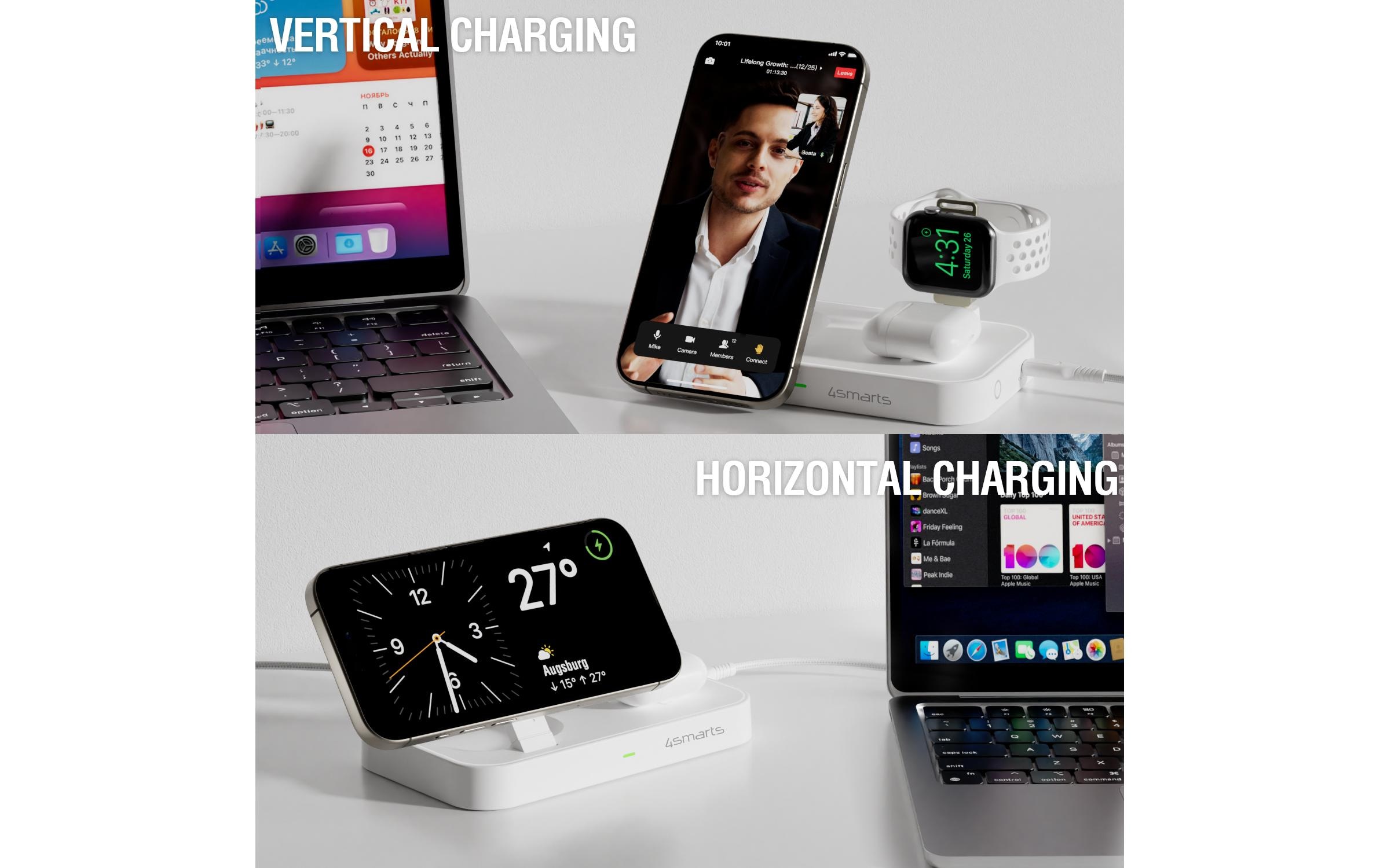 4smarts Ladestation »Qi2 Ladestation Trident«