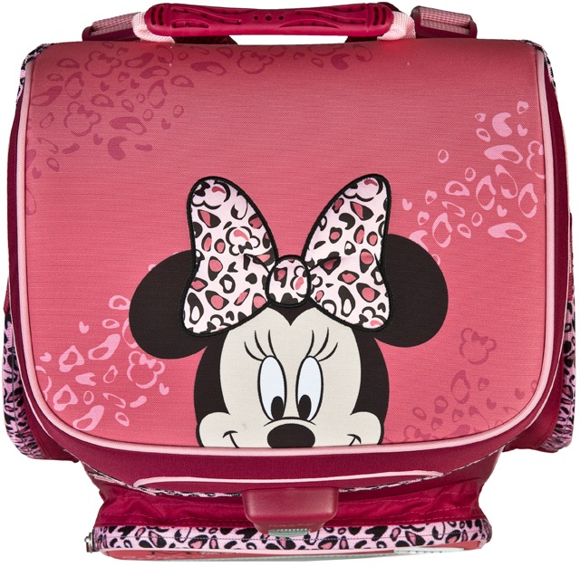 Scooli Schulranzen »EasyFit, Minnie Mouse Happy Girl, Pink«, Reflektoren