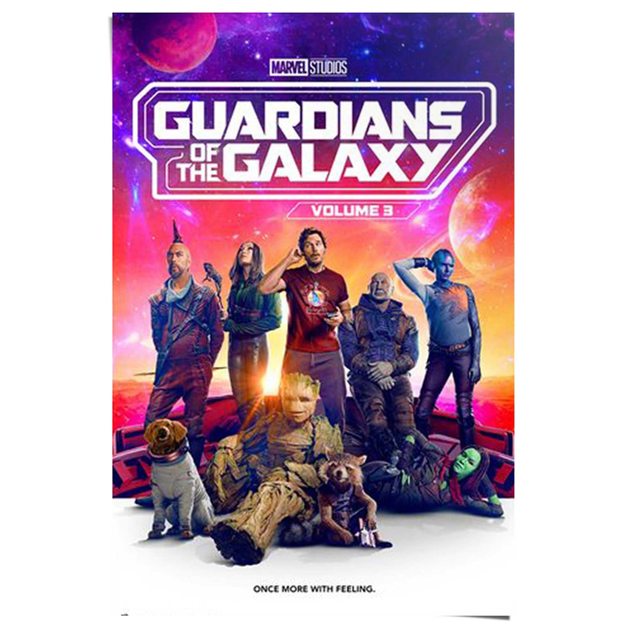 Image of Reinders Poster "Guardians of the Galaxy - volume 3 Marvel" Teenager Zimmer - Lila - 150 gr. Papier - Film und Fernsehen -