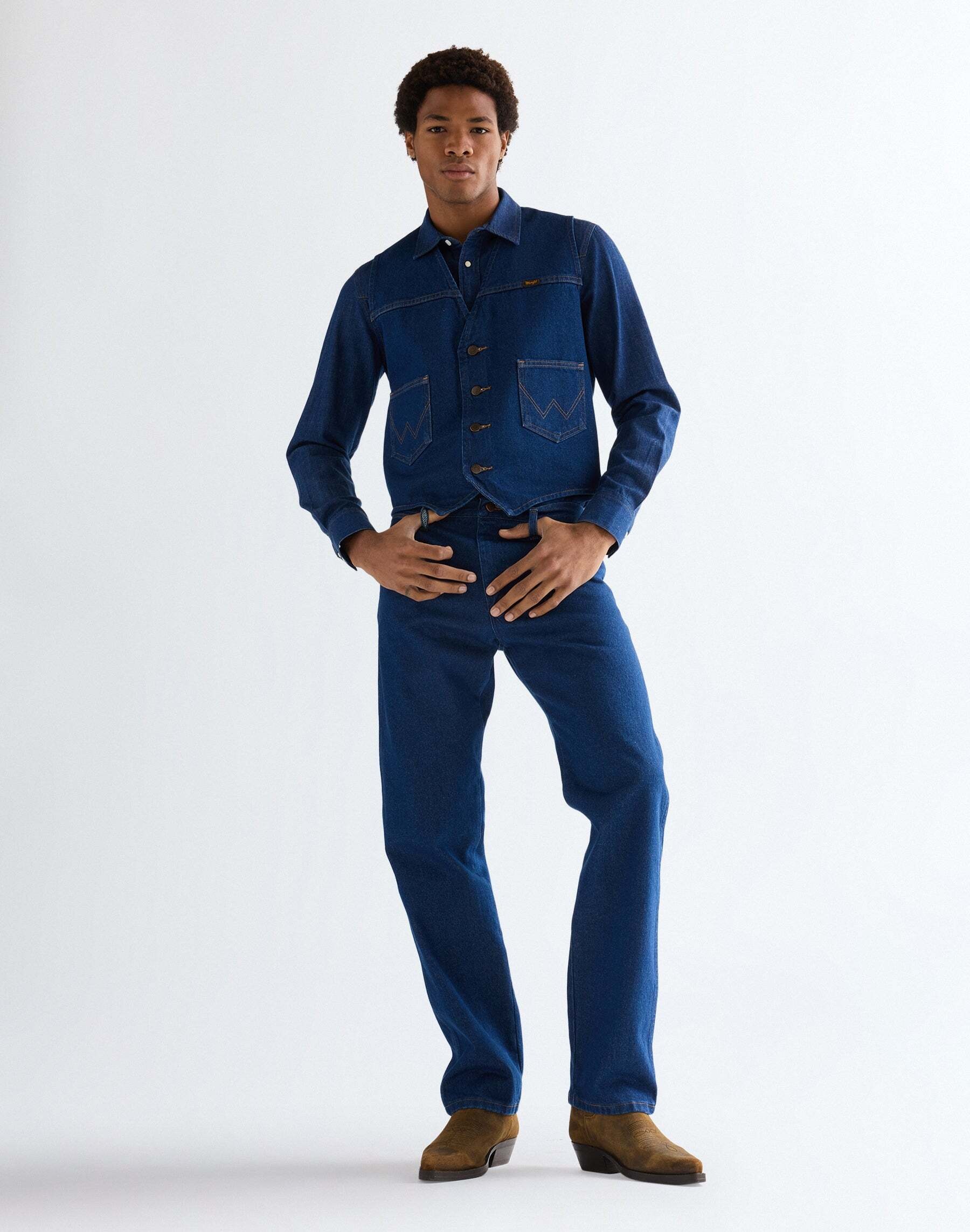 Wrangler Steppweste »WRANGLER Weste Cowboy Cut«