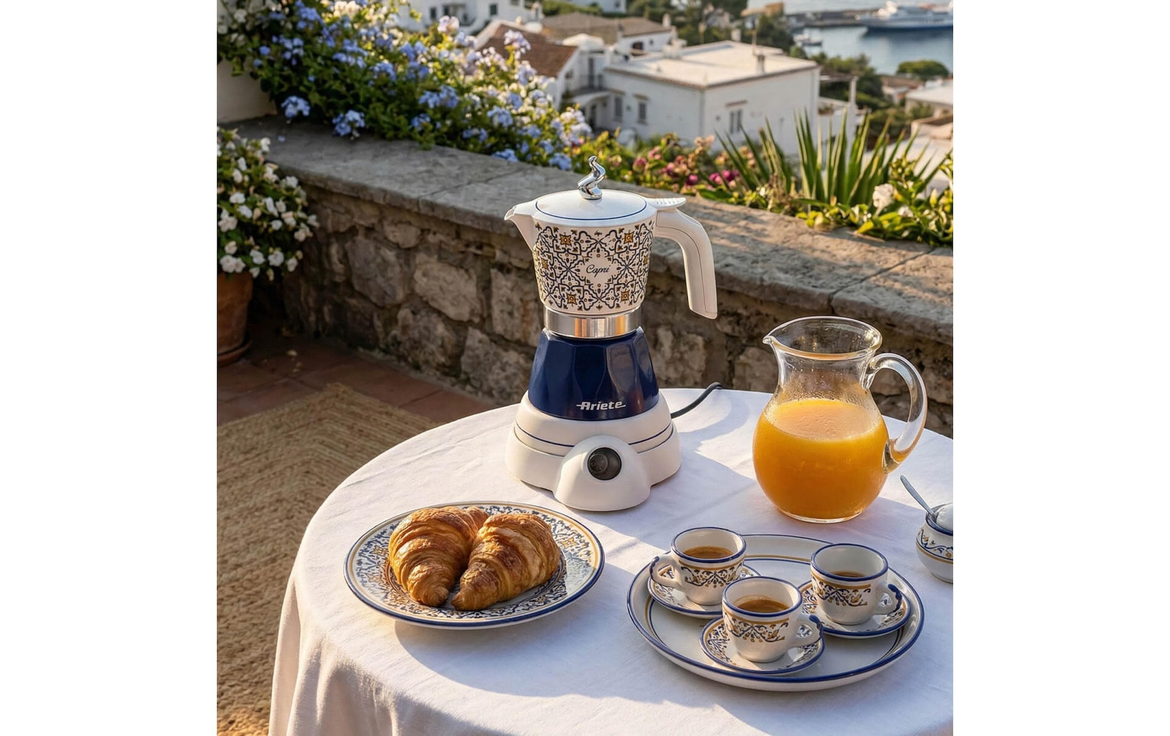 Ariete Bouilloire à expresso »Capri Moka Für 4 Tassen«