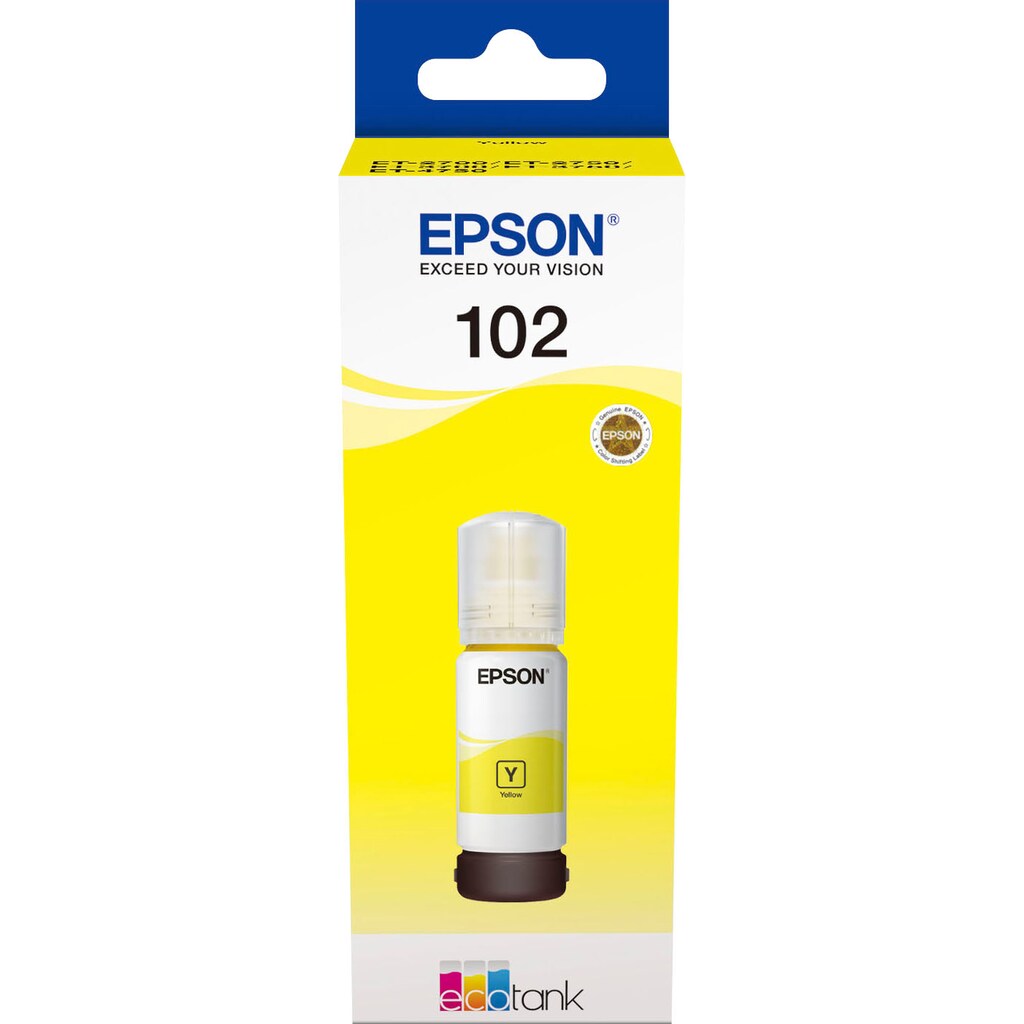 Epson Nachfülltinte »102 EcoTank Yellow«, für EPSON, (1 St.)
