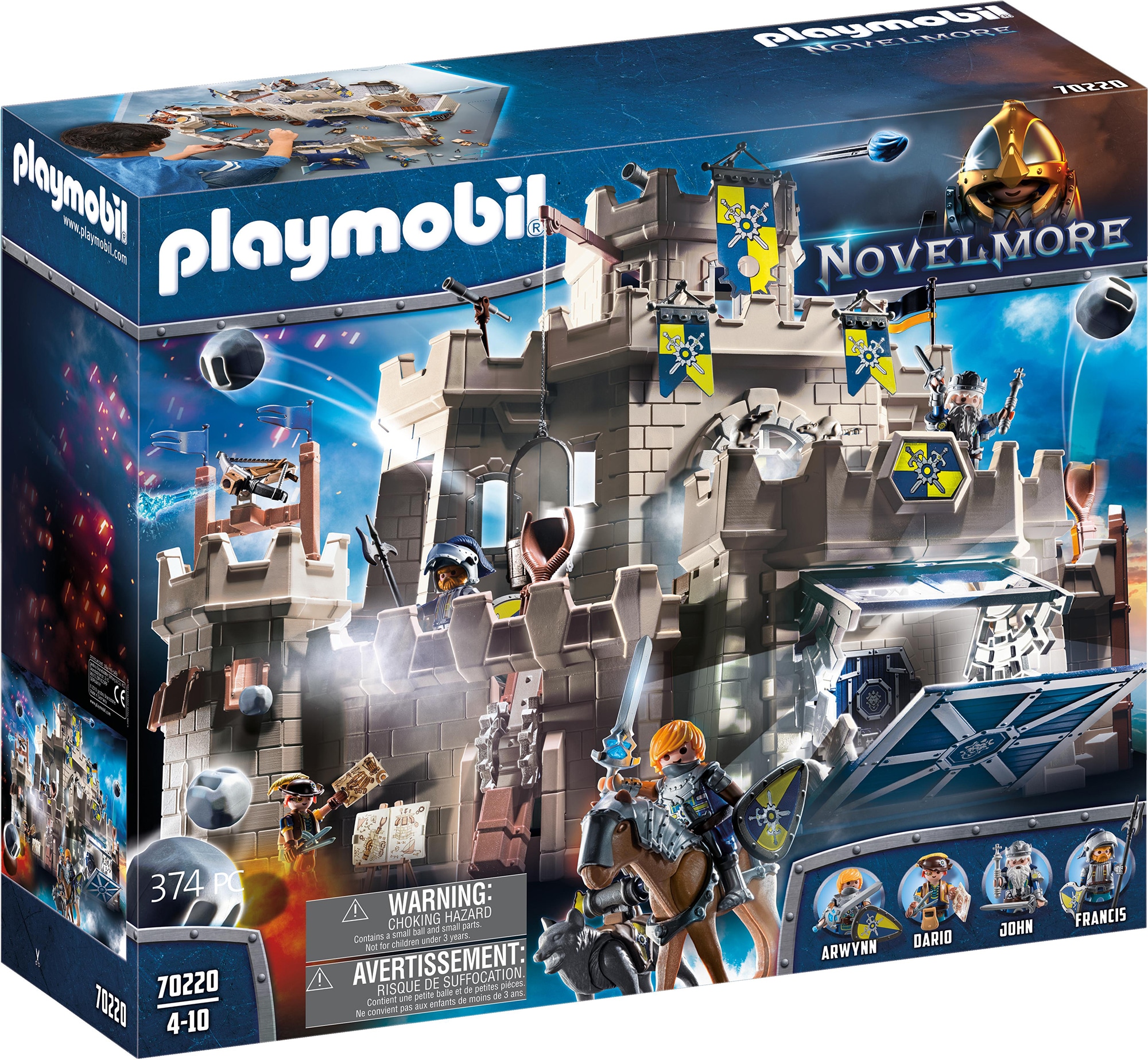 Image of Playmobil® Konstruktions-Spielset »Grosse Burg von Novelmore (70220), Novelmore«, (374 St.), Made in Germany bei Ackermann Versand Schweiz