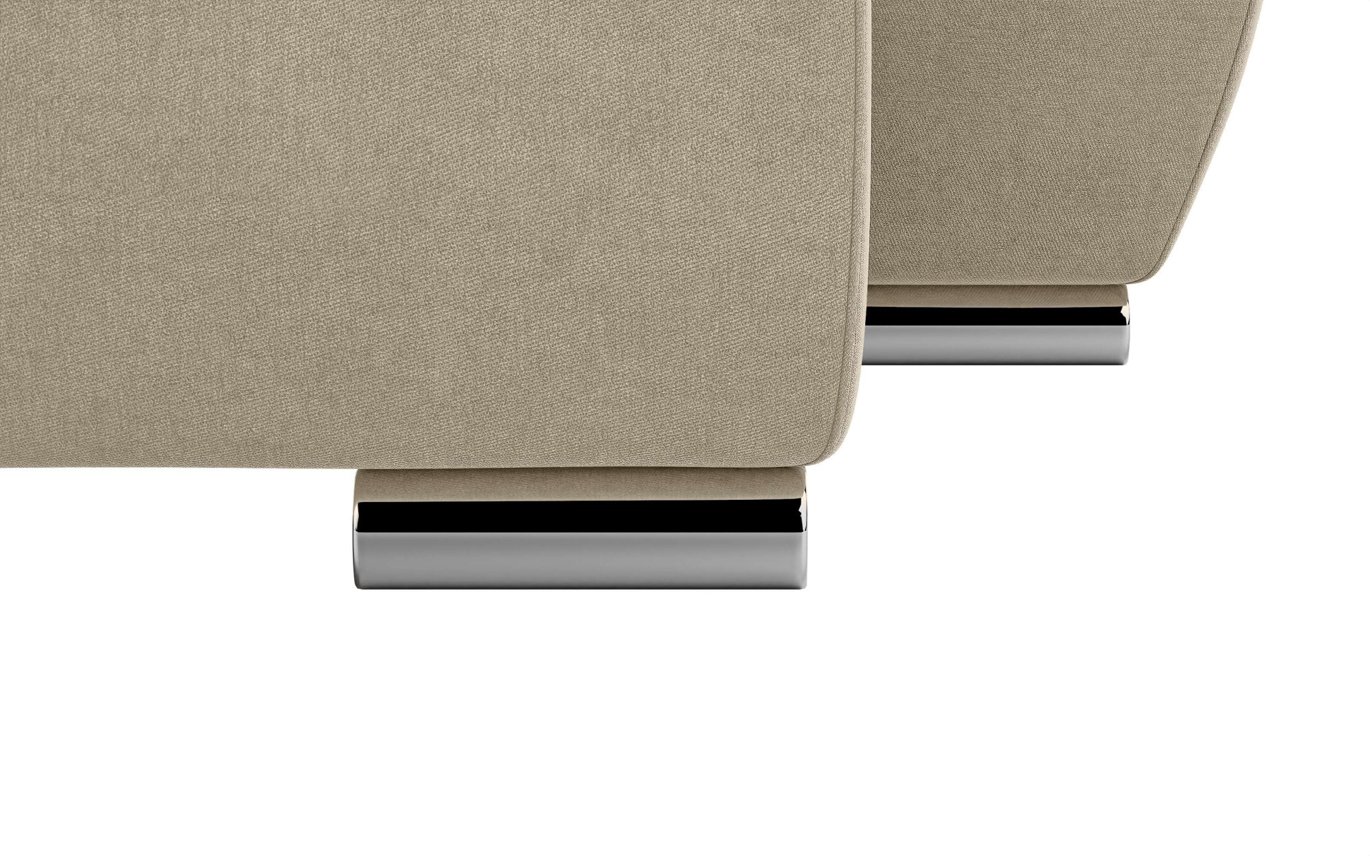 INOSIGN Ecksofa »HAVERHILL Schlafsofa mit Bettkasten, Masse B/H/T: 237/89/166 cm«, L-Form mit Recamiere links oder rechts bestellbar, Wellenunterfederung
