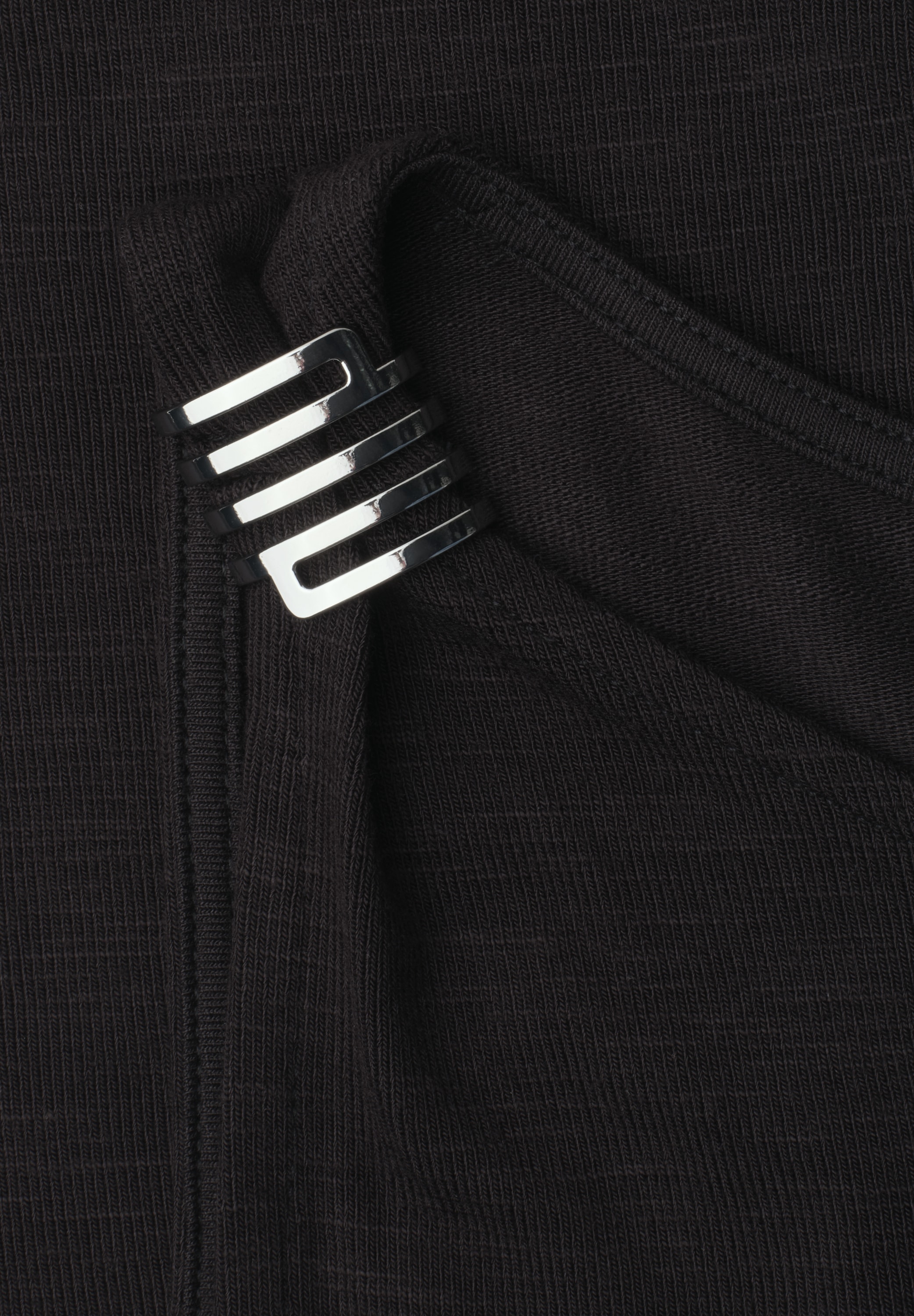 STREET ONE Strandtop Sommertop mit U-Boot-Ausschnitt und Schulterdetail