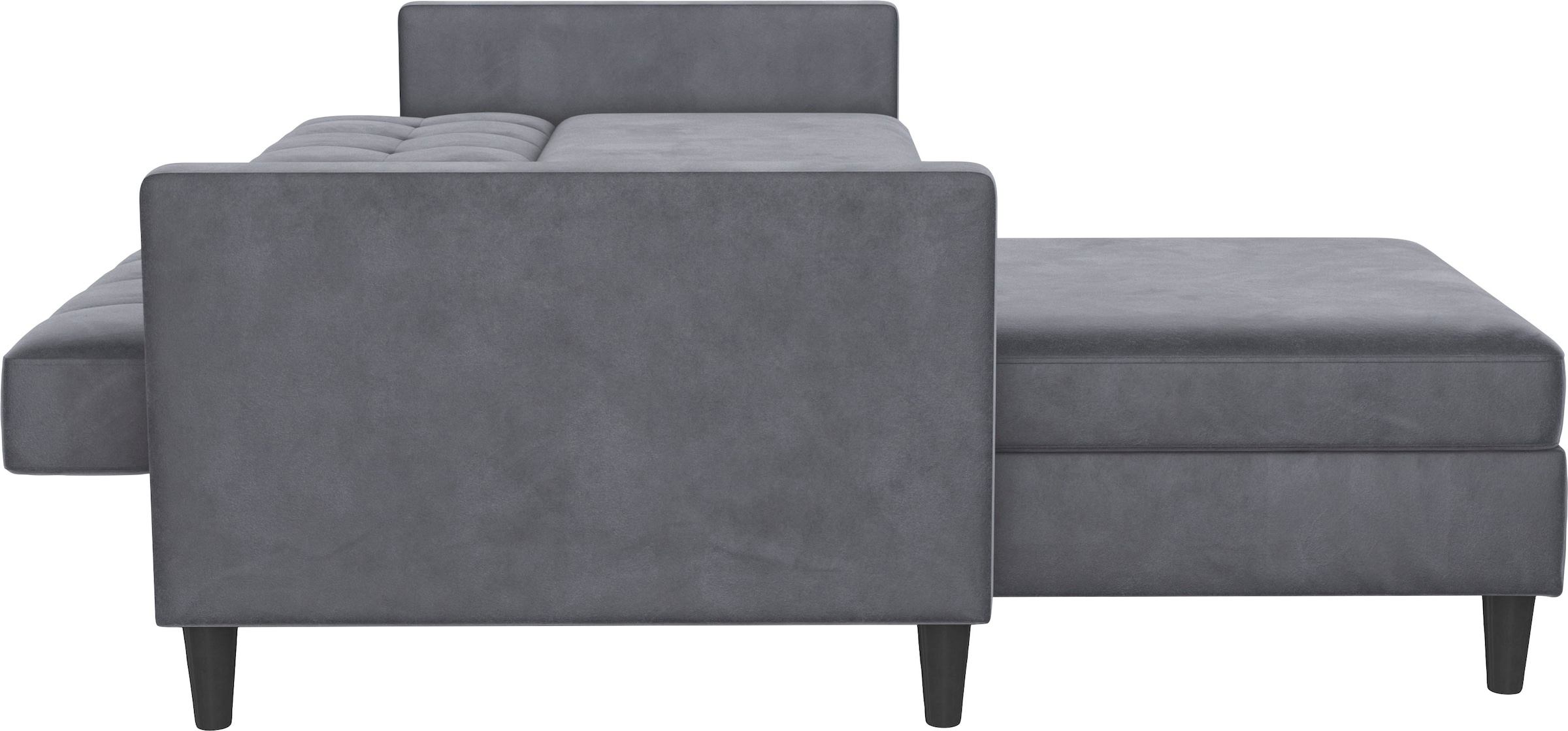 Dorel Home Ecksofa »Hartford II«, mit Bettfunktion und Stauraum, Recamiere beidseitig montierbar