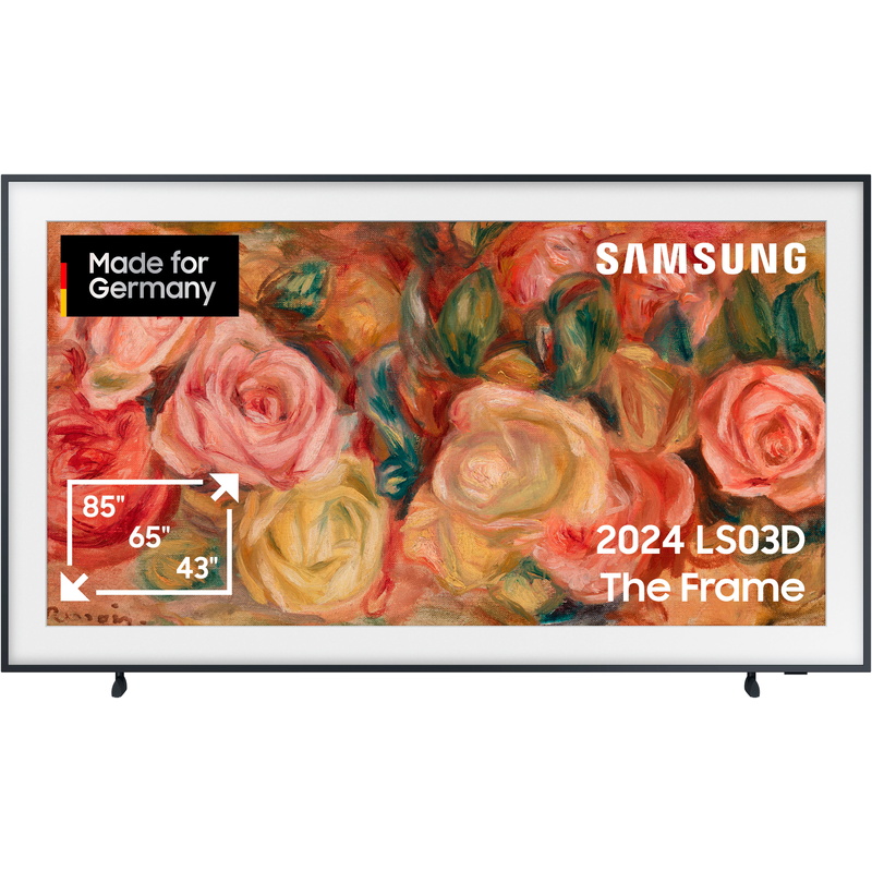 Samsung , QLED-Fernseher »GQ43LS03DAU« 108 cm/43 ′′ Smart-TV The Frame, Mattes Display, Art Mode, Austauschbare Rahmen, Dolby Atmos , schwarz ,...