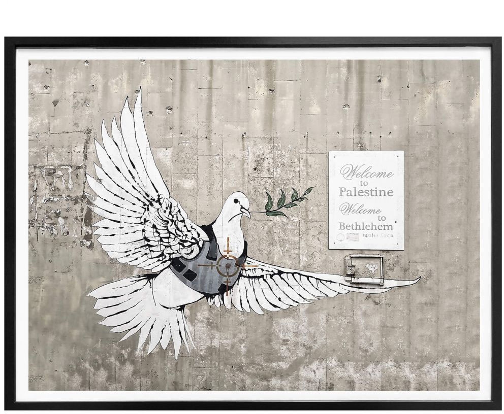 »Graffiti Wall-Art bequem Die Vögel, Bilder kaufen Bild, Friedenstaube«, Wandbild, Poster St.), (1 Poster, Wandposter
