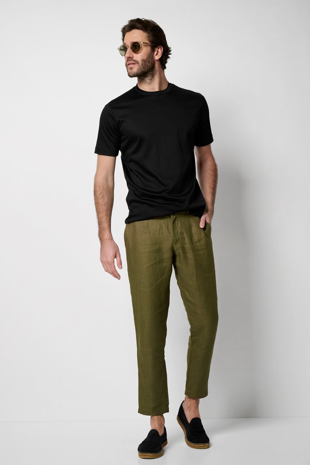 DESOTO T-Shirt »Jersey T-Shirt Rundhalsausschnitt halbarm«, Mit Rundhalsausschnitt, Strech-Qualität