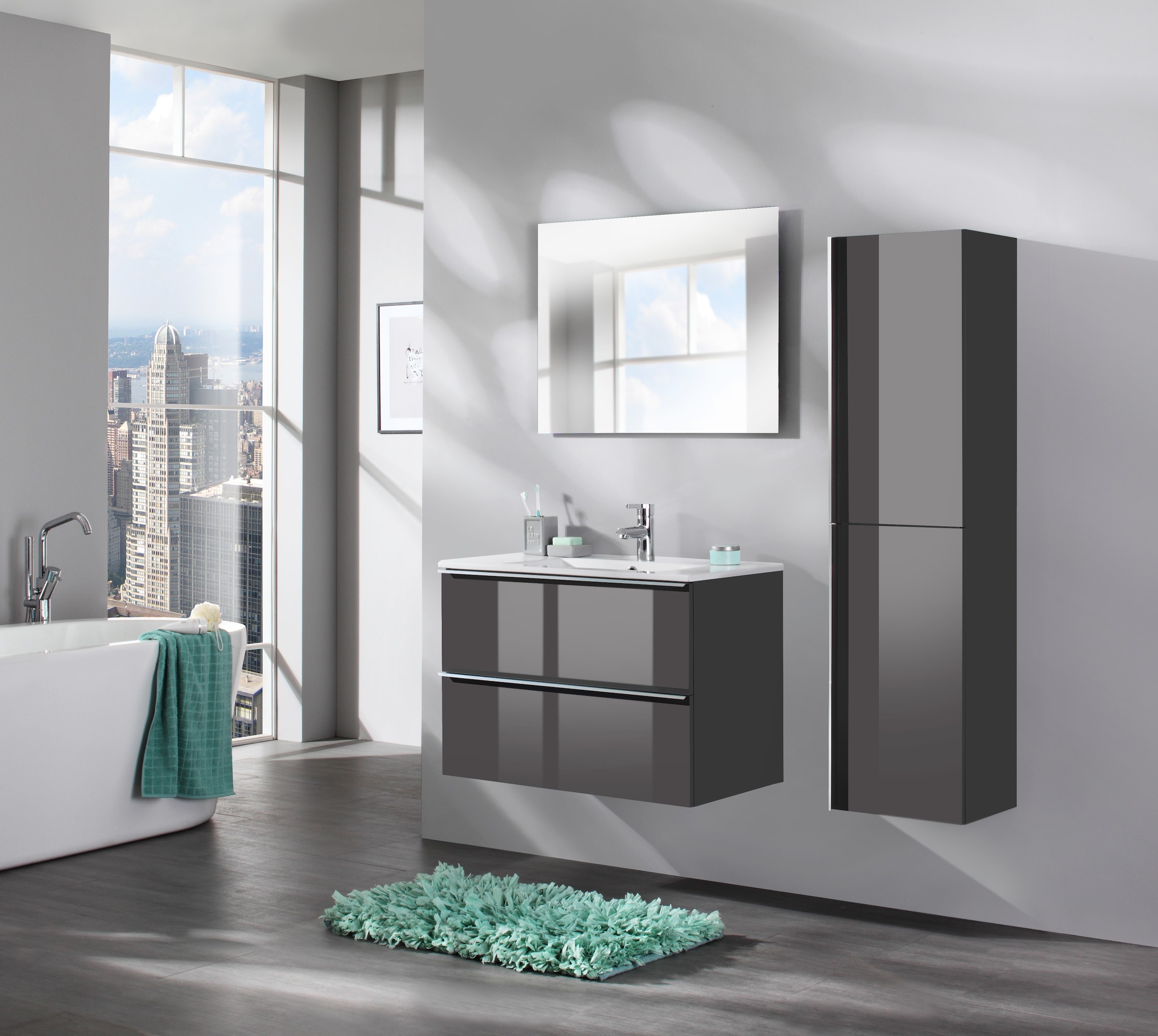 CYGNUS BATH Waschtisch »HOLA 800«, Breite 80 cm