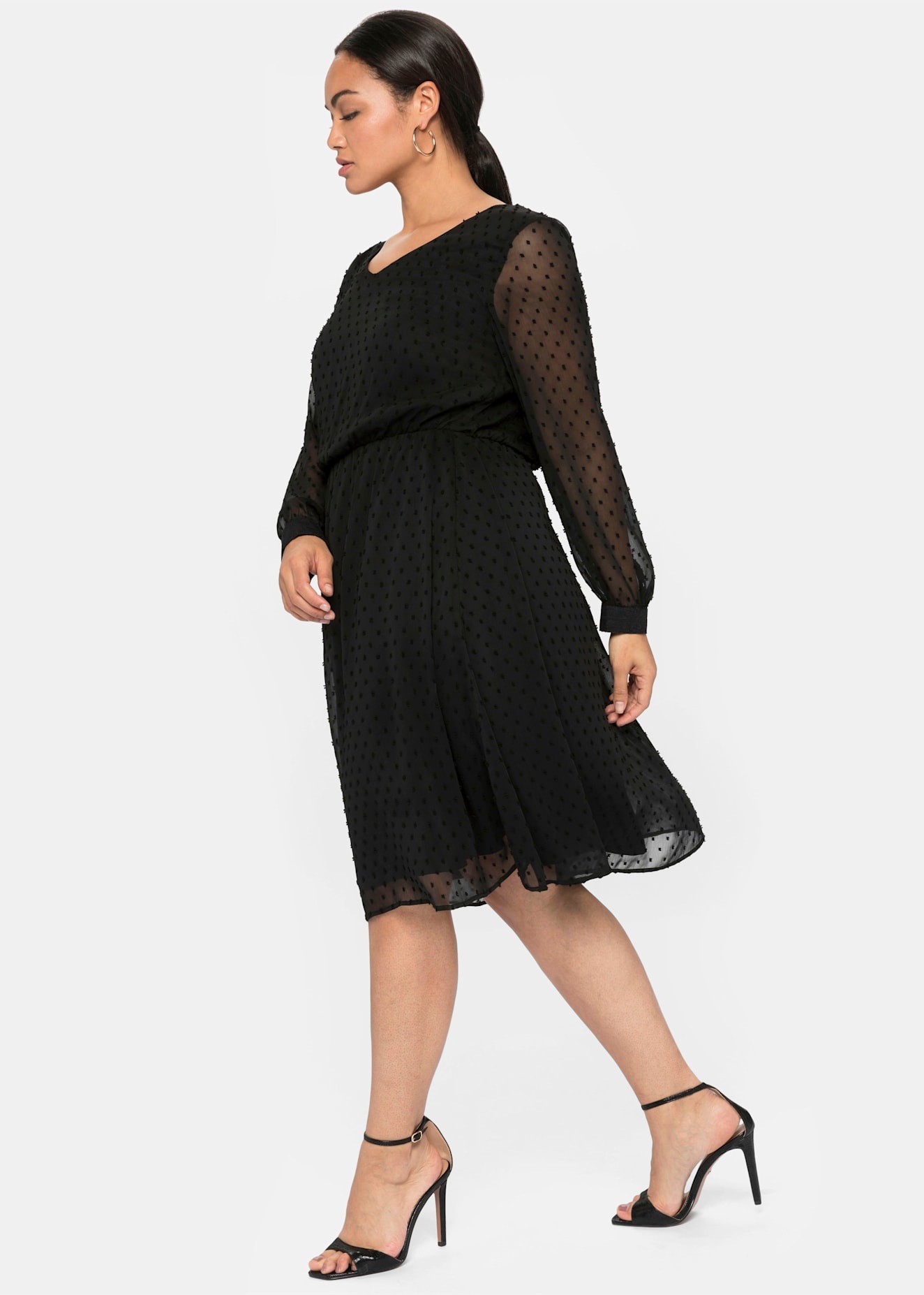 Sheego Chiffonkleid »Abendkleid«