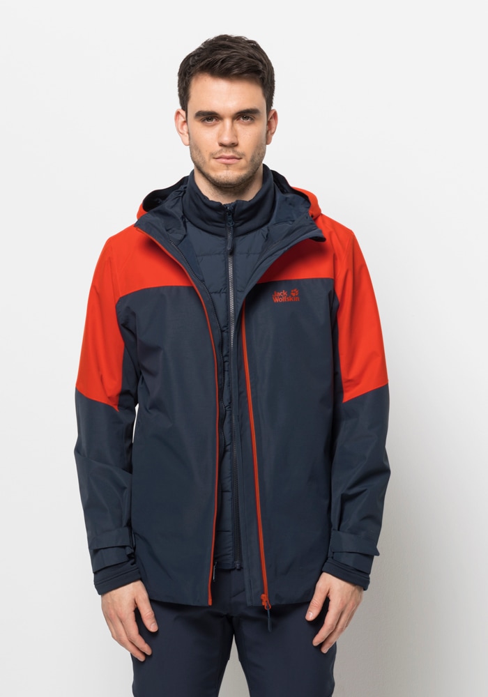 Jack Wolfskin 3-in-1-Funktionsjacke »GLAABACH 3IN1 JKT M«, mit Kapuze