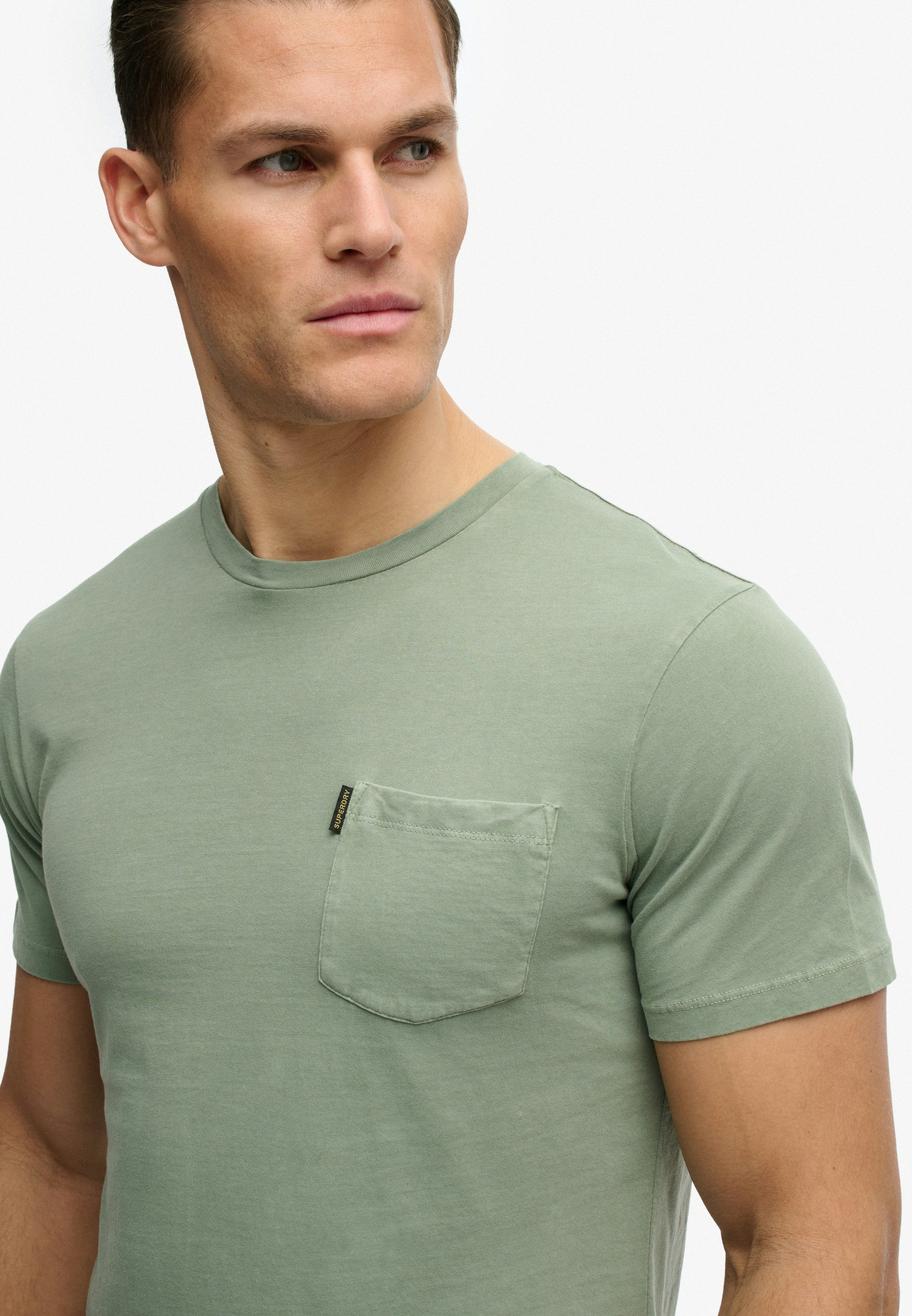 Image of Superdry Rundhalsshirt "CLASSIC ESSENTIAL POCKET TEE" mit stylischer, aufgesetzter Brusttasche