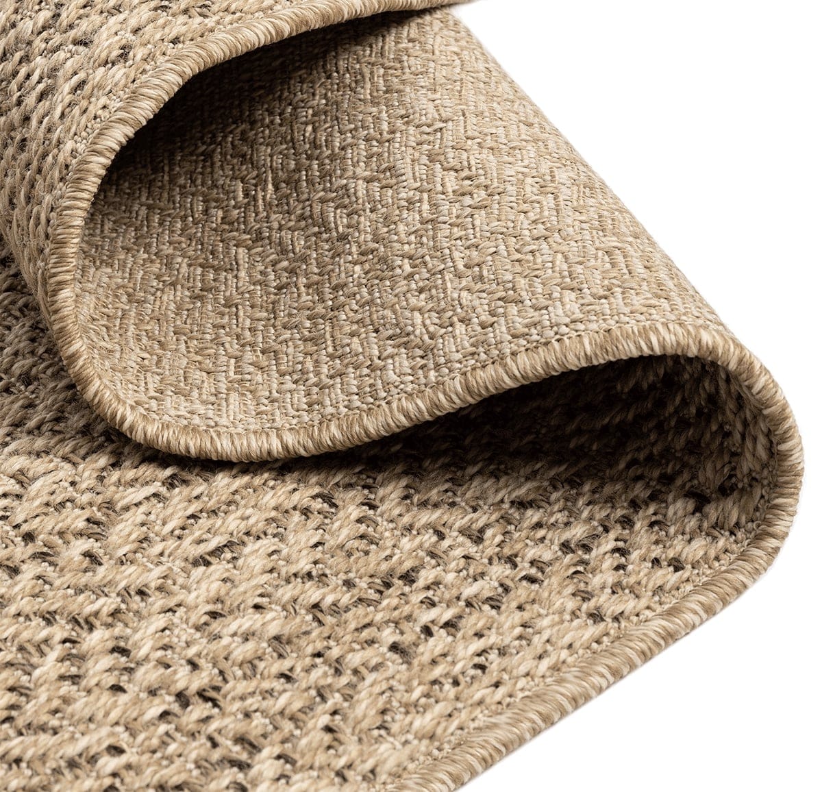 the carpet Outdoorteppich »Kansas«, rechteckig, 1 mm Höhe, moderner robuster In und Outdoor Teppich Jute Look