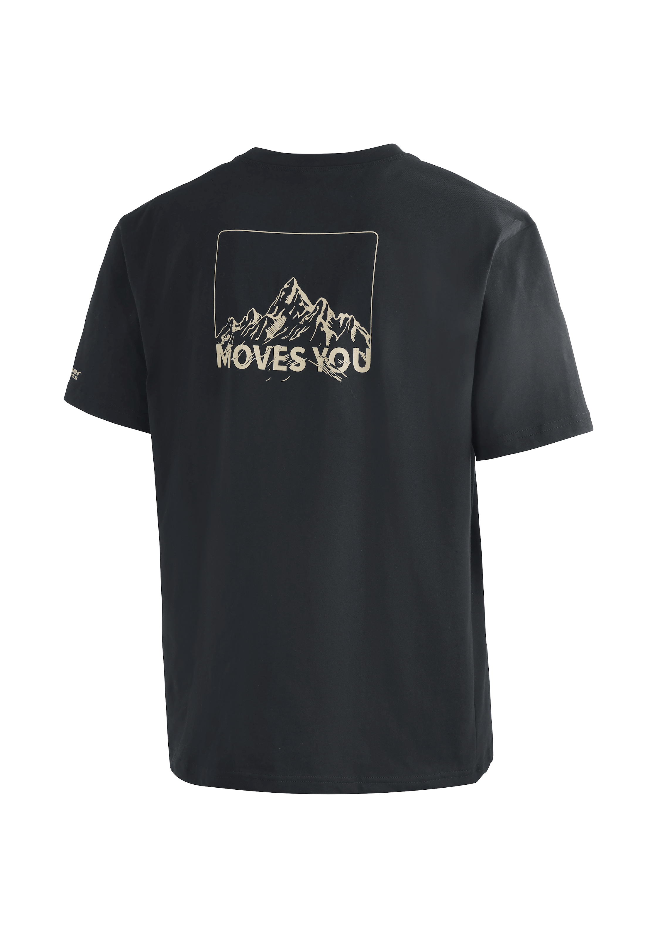 Maier Sports T-shirt »MS FAV Tee Print« T-shirt unisexe manches courtes avec impression dos, loose fit