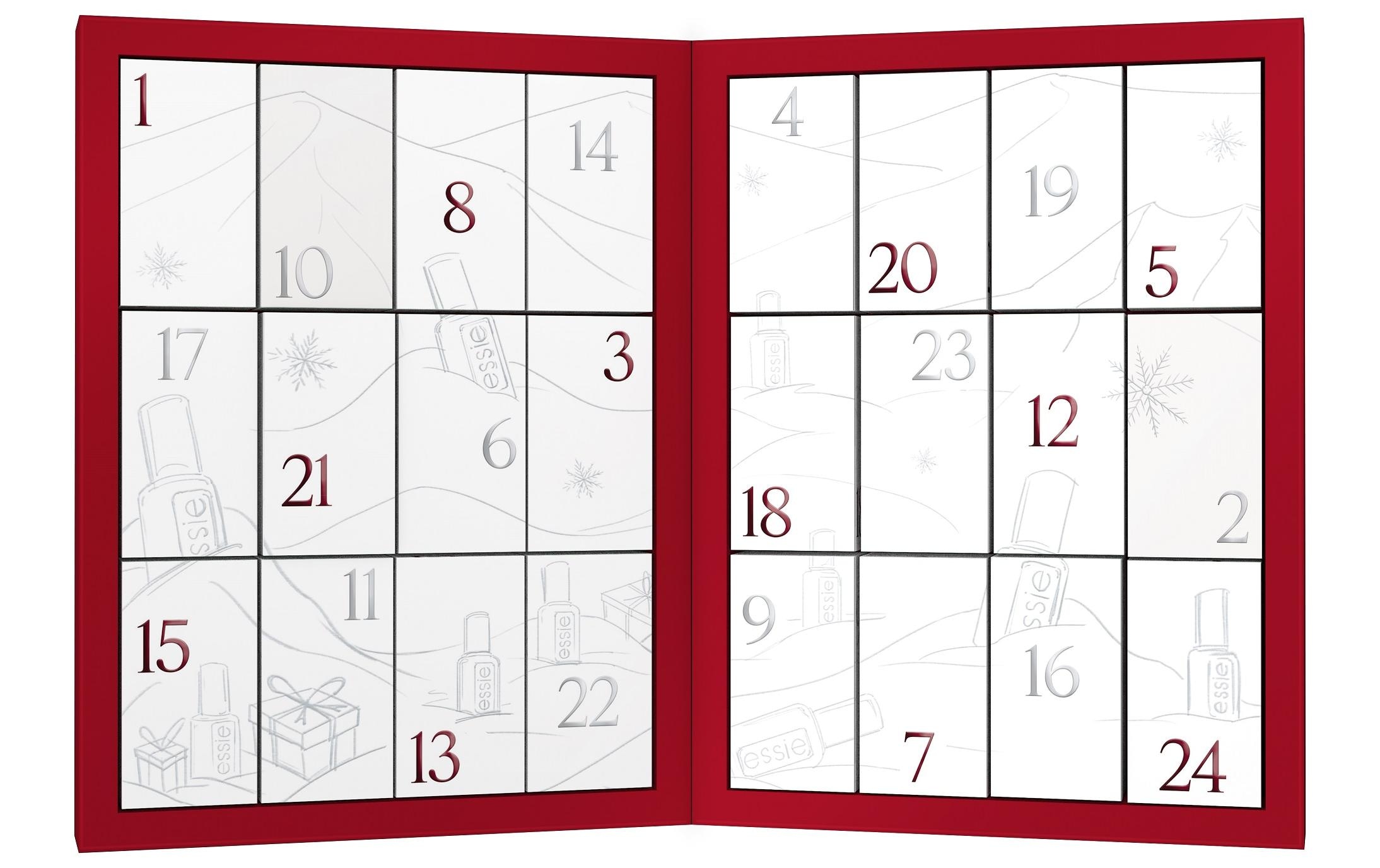 essie Calendrier de l'Avent pour les cosmétiques »Adventskalender 2026 Nagellack/Nagelpflege«