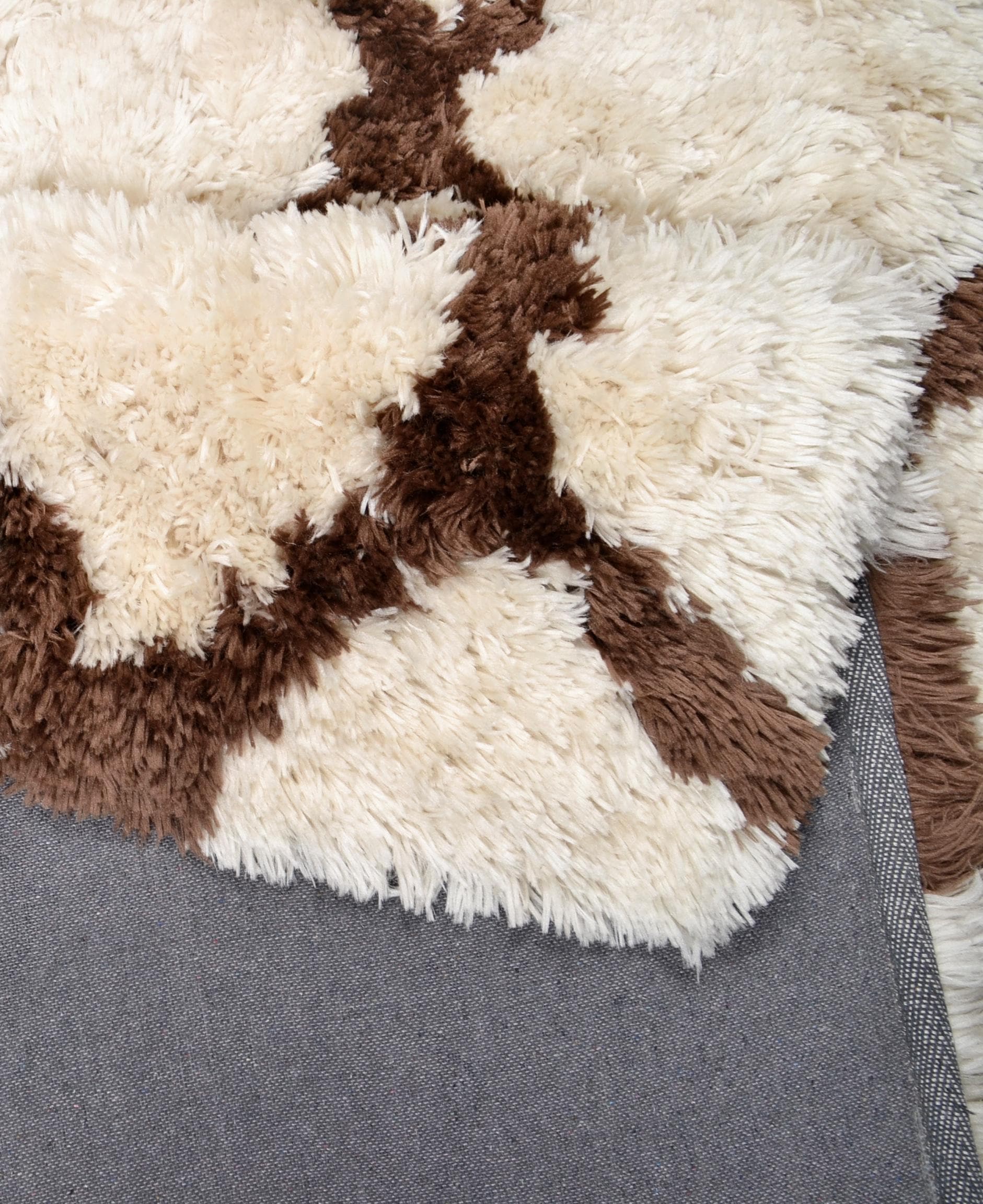 TOM TAILOR HOME Hochflor-Teppich »Flocatic Pattern«, rechteckig, 65 mm Höhe, Rauten Muster, ideal im Wohnzimmer & Schlafzimmer