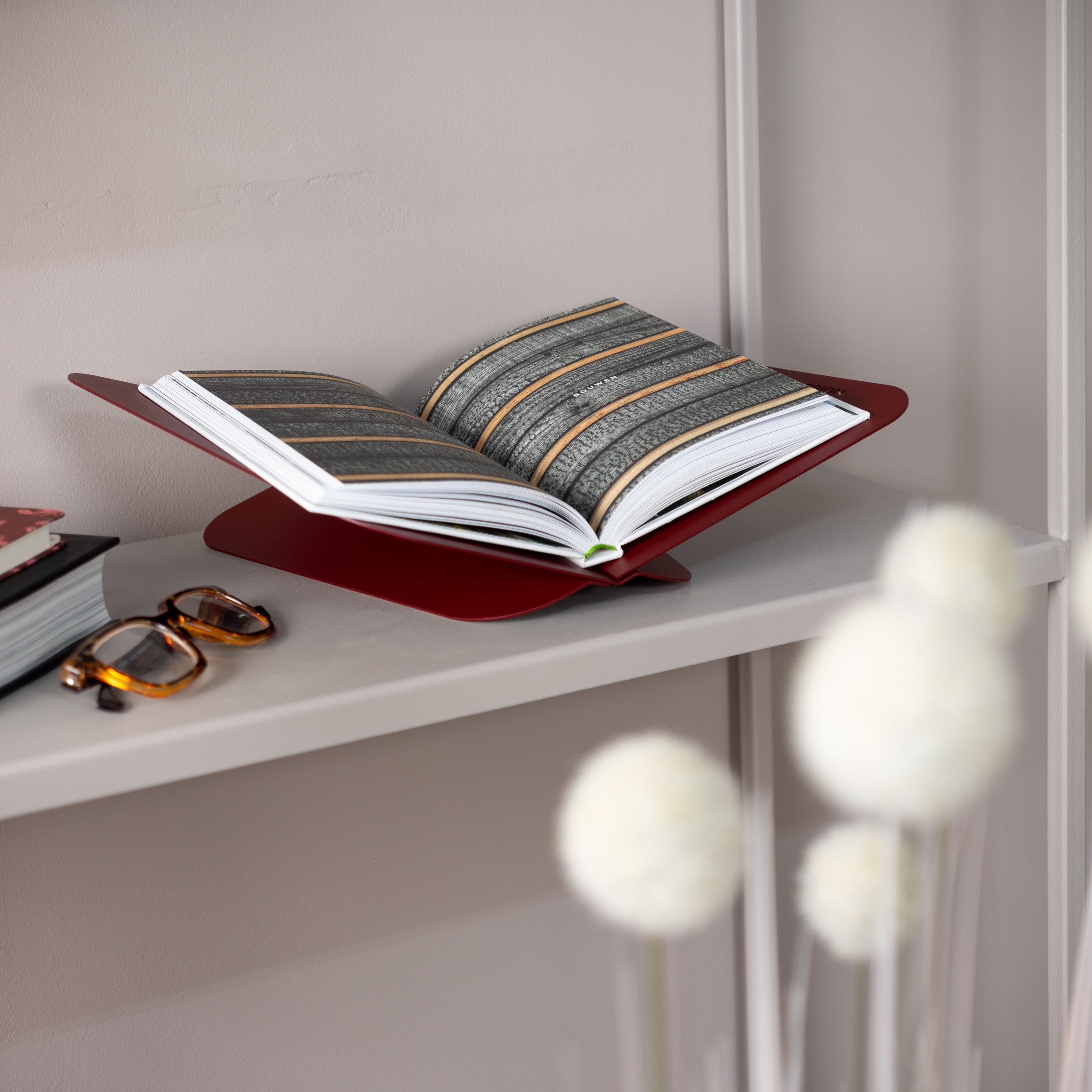 Spinder Design Serre-livres »ATALANTA« porte-livres moderne en acier peint par poudrage