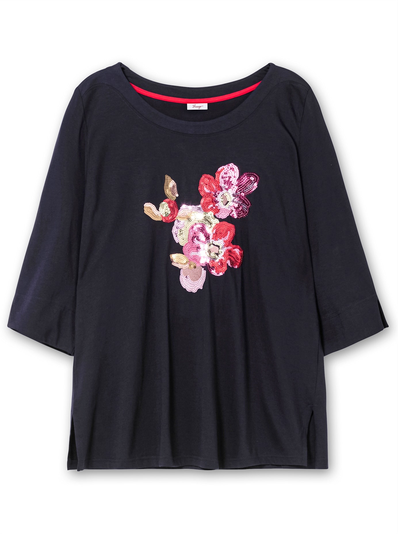 Sheego 3/4-Arm-Shirt »3/4-Arm-Shirt«, (1 tlg.)