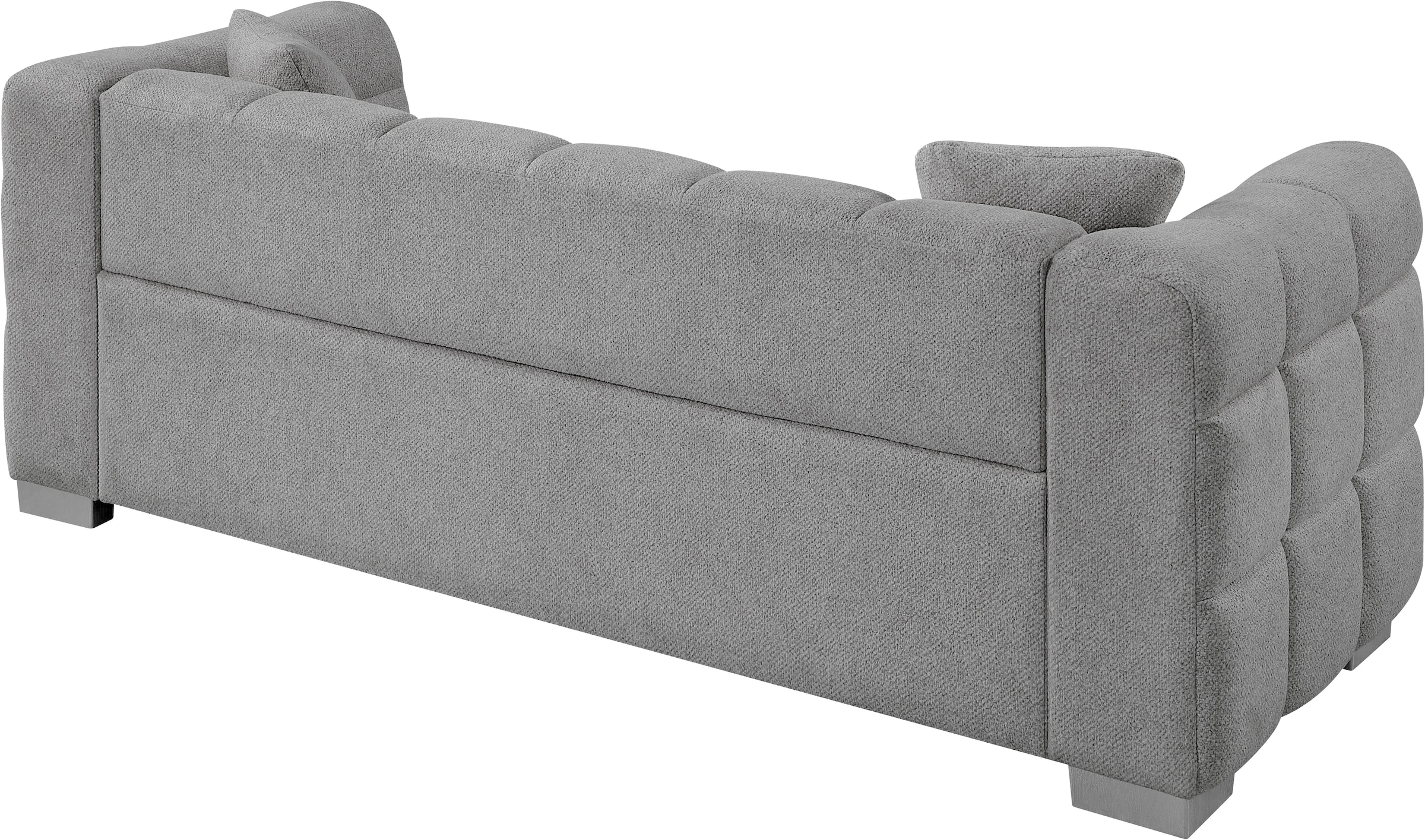 ATLANTIC home collection 3-Sitzer "Bubble"-3D Optik Sofa mit Taschenfederkern, inkl. Zierkissen