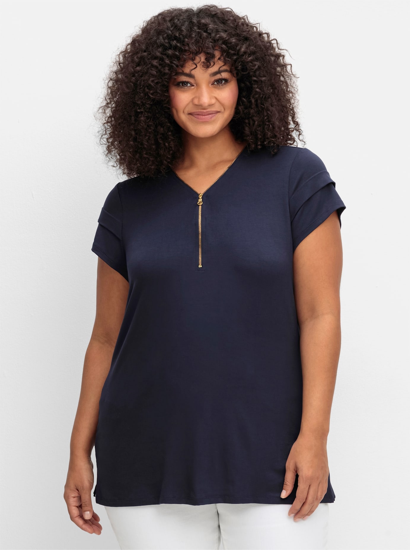 Image of sheego by Joe Browns V-Shirt "Shirt" 1 Stk.