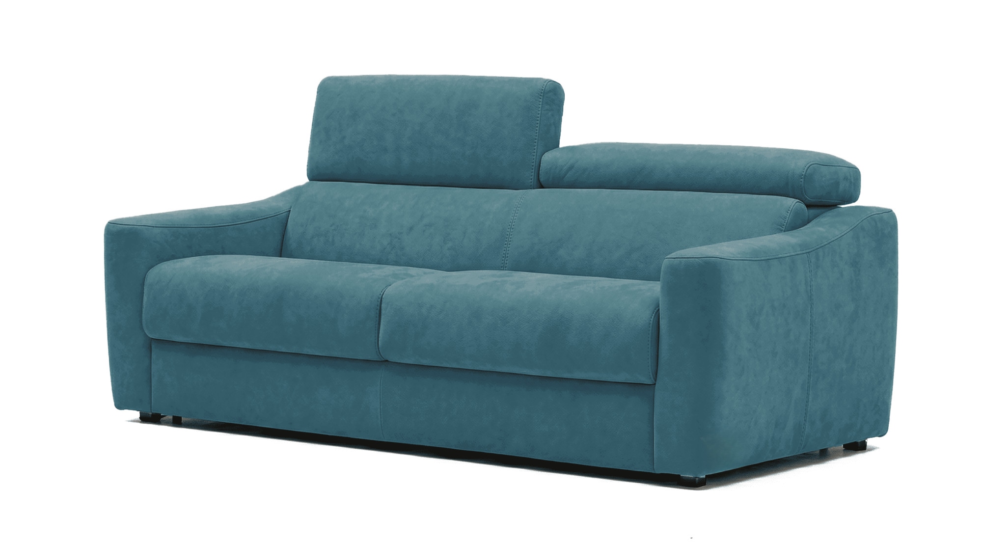 Egoitaliano Canapé-lit »STRIKE, Made in Italy-Designsofa mit Dauerschlaffunktion,Breite 195 cm« Canapé-lit, microfibre de luxe aspect cuir avec appuie-têtes réglables