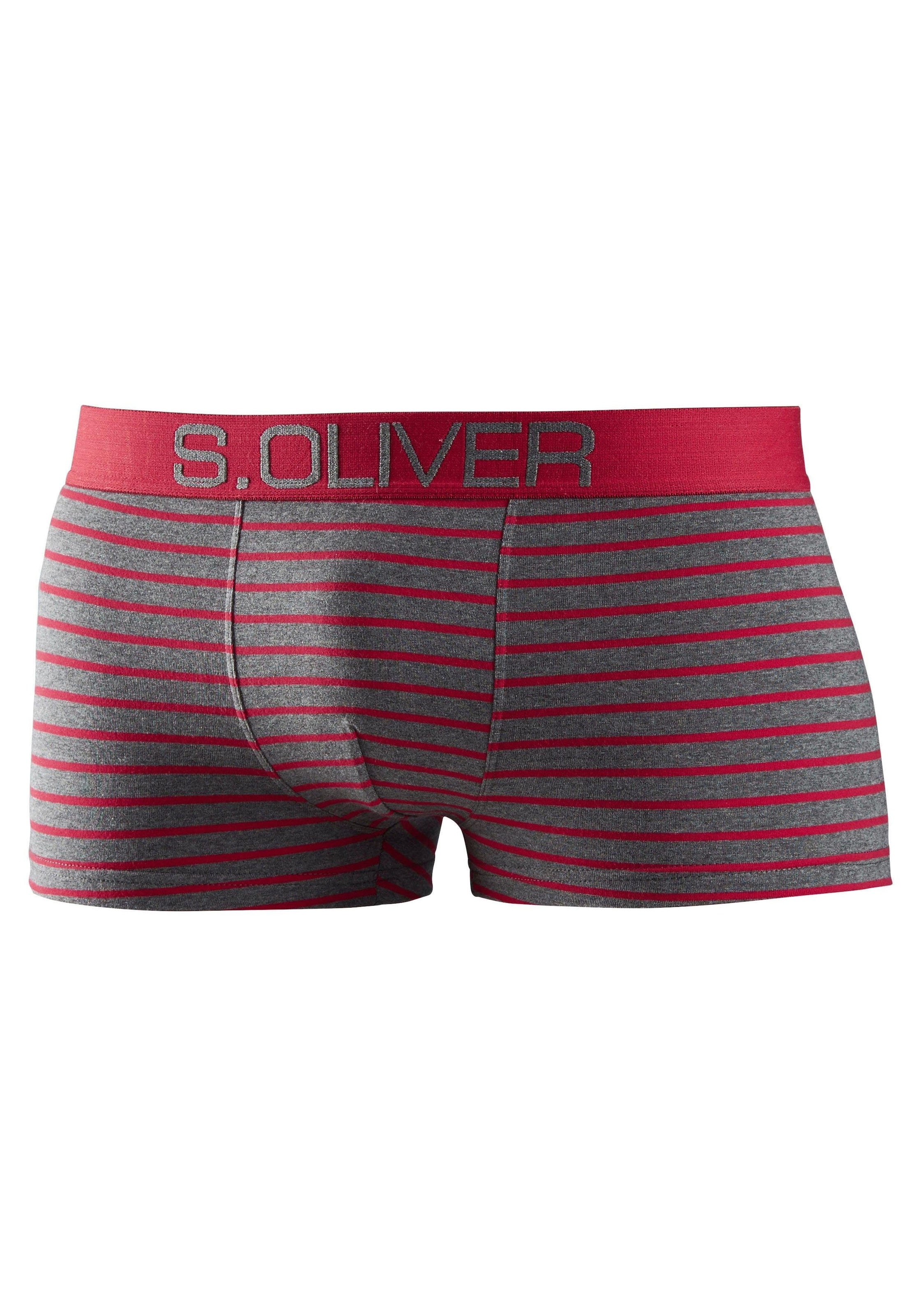 s.Oliver Hipster, (Packung, 4 St.), Boxershorts für Herren aus Baumwoll-Mix