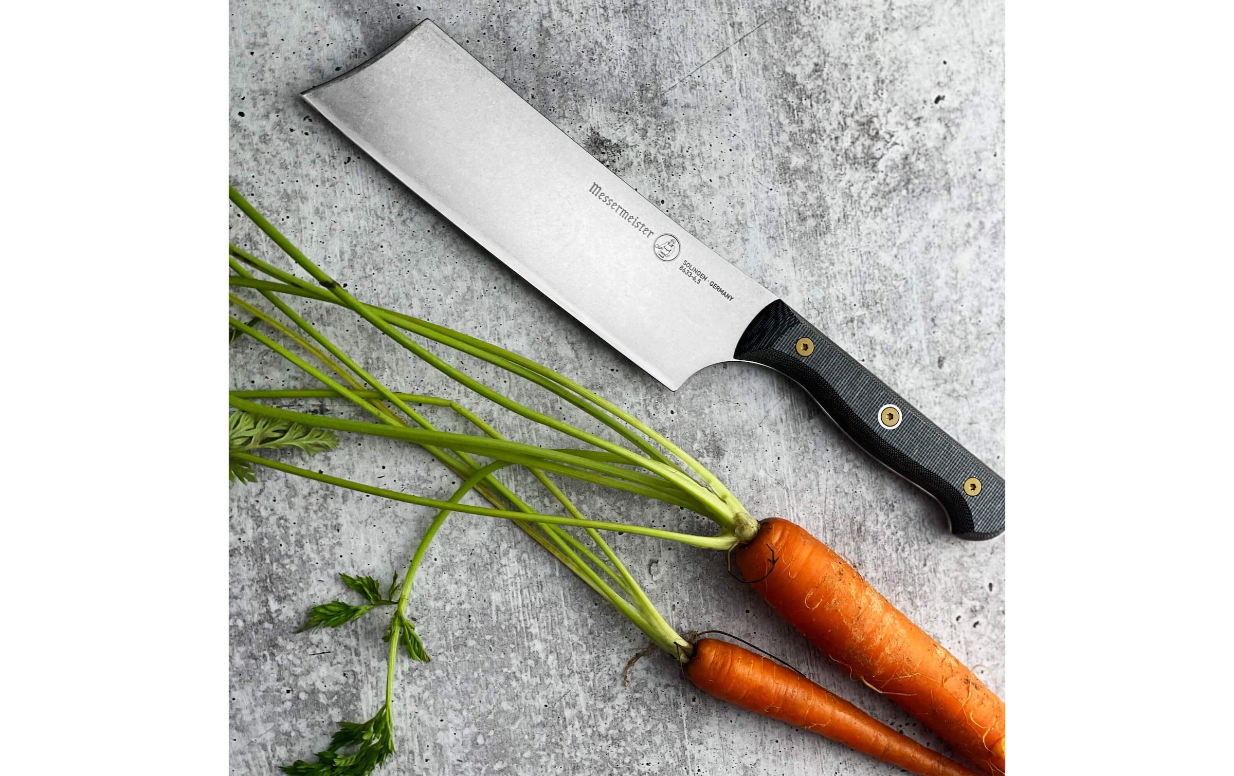   Kochmesser »Messermeister Custom Grau/Schwarz«
