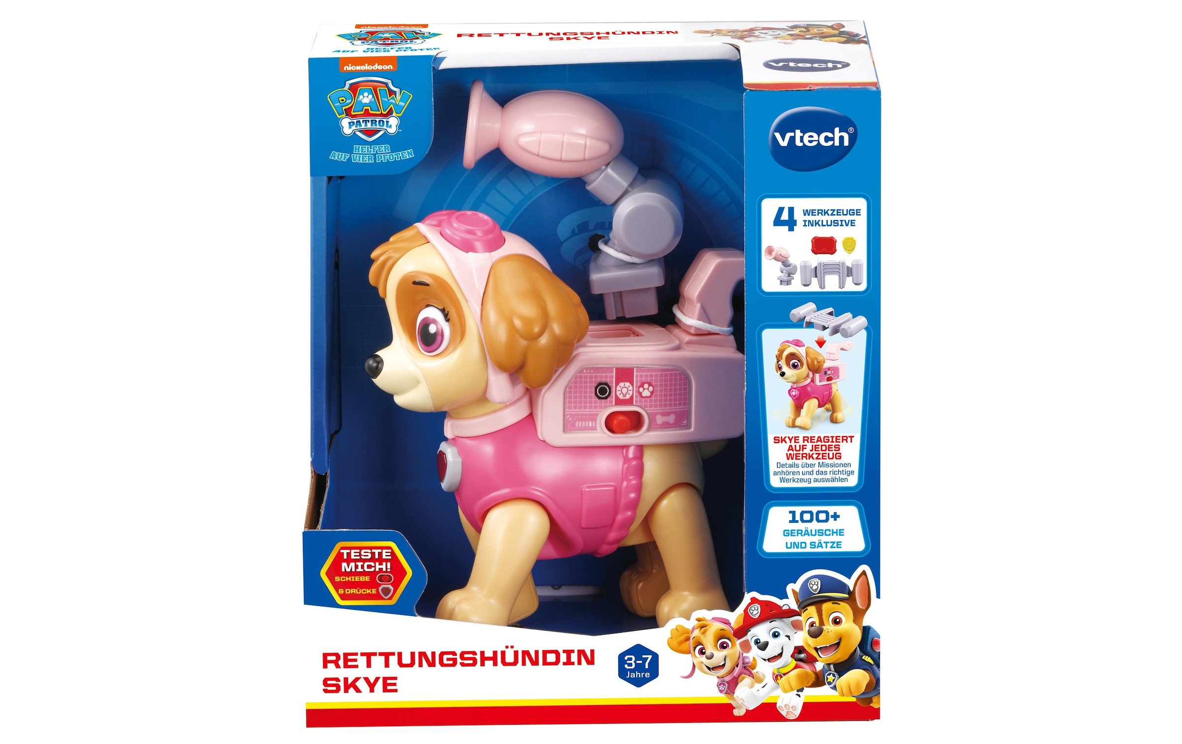 Vtech® Lernspielzeug »Paw Patrol SmartPups Skye -DE- Mehrfarbig/Rosa«