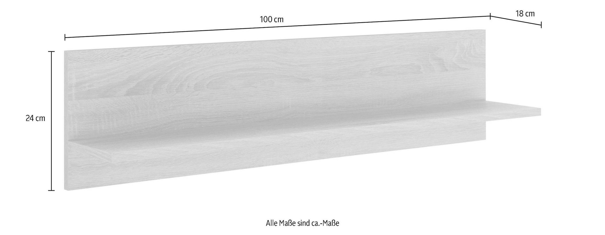 KOCHSTATION Wandboard »KS-Samos« 100 cm breit