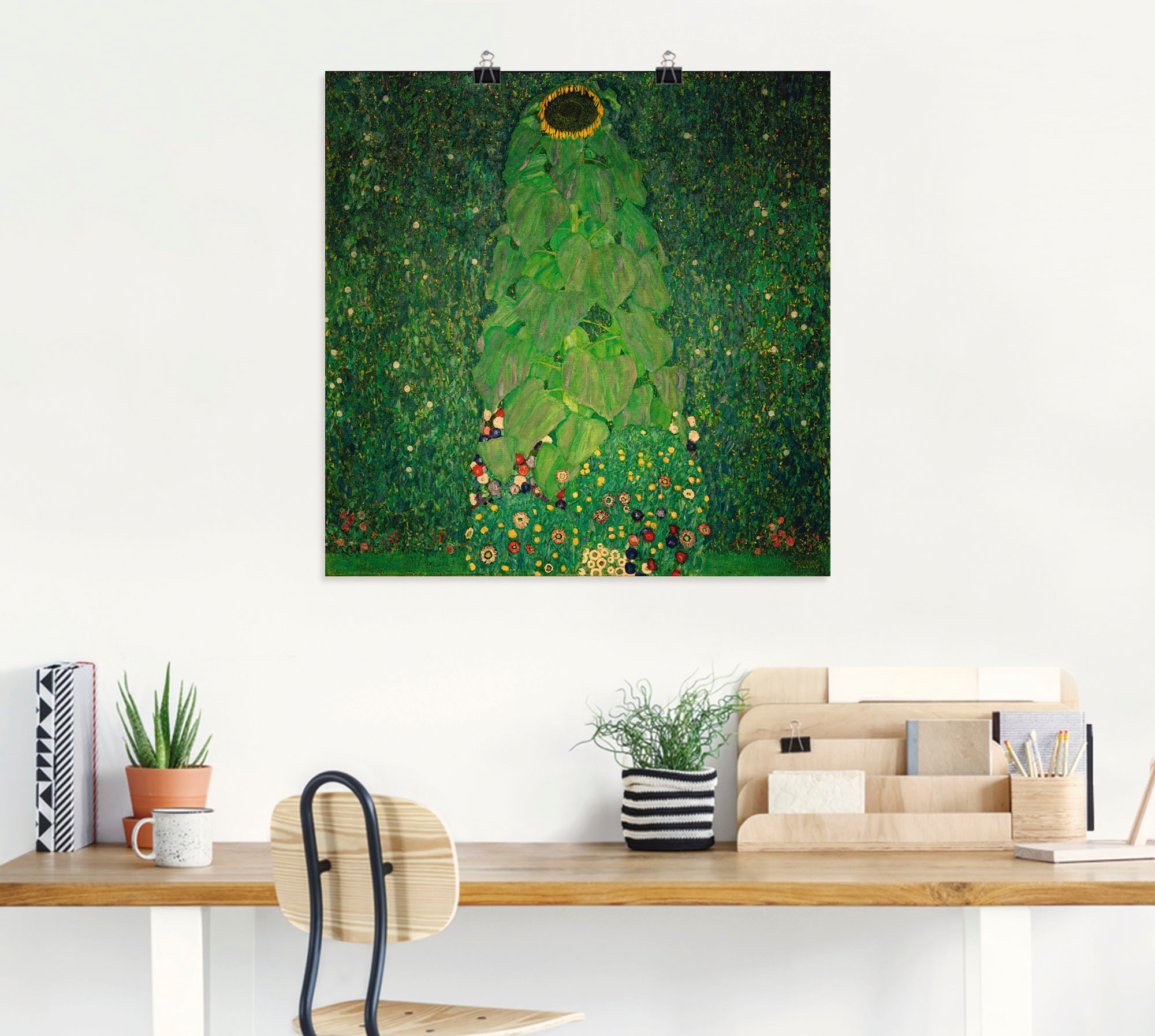 Artland Wandbild »Die Sonnenblume«, Blumen, (1 St.), als Leinwandbild, Poster in verschied. Grössen