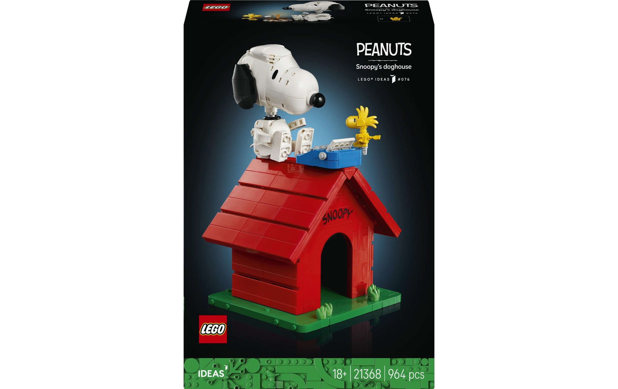 LEGO® Konstruktionsspielsteine »Peanuts: Snoopys Hundehütte (21368), LEGO Ideas« Made in Europe