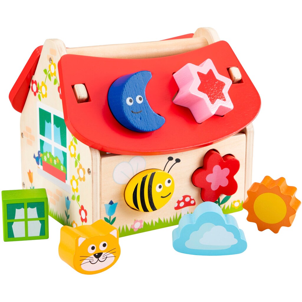 New Classic Toys® Steckspielzeug »Holzspielzeug, Educational - Haus«