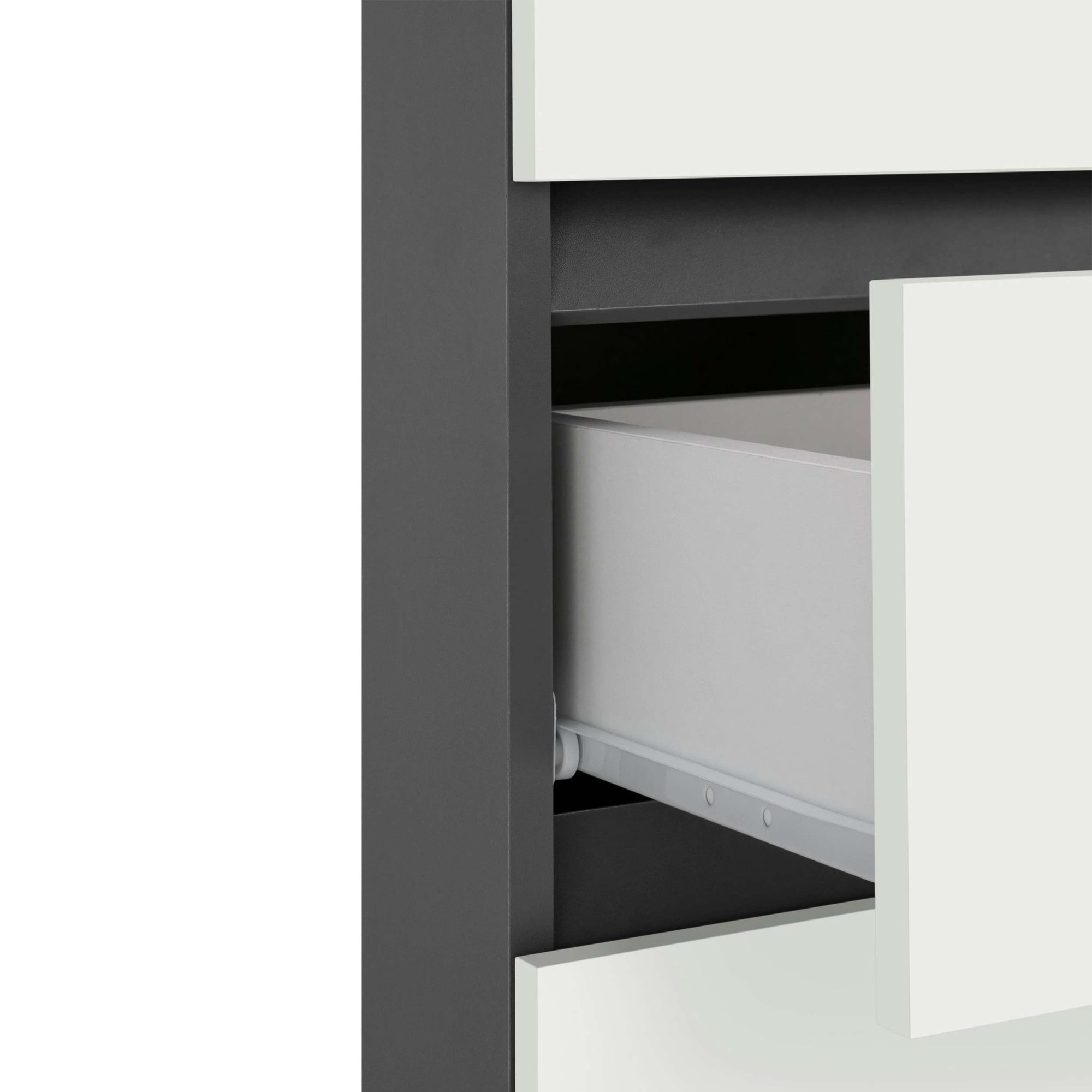 Home affaire Armoire intermédiaire »Wisla« mit 4 Türen & 1 Schublade, Breite 76 cm, Höhe 130 cm