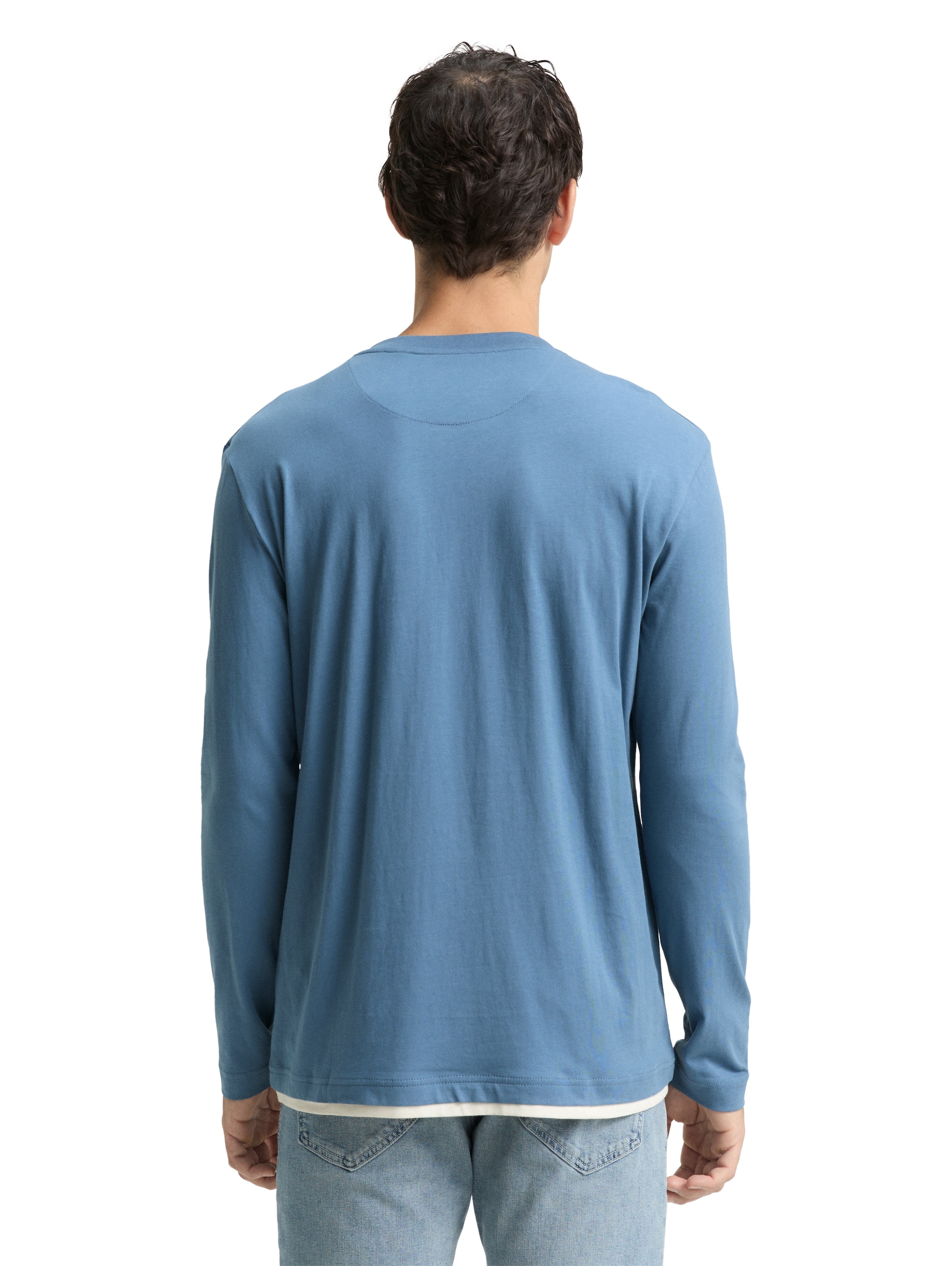 TOM TAILOR Langarmshirt mit Logo Print