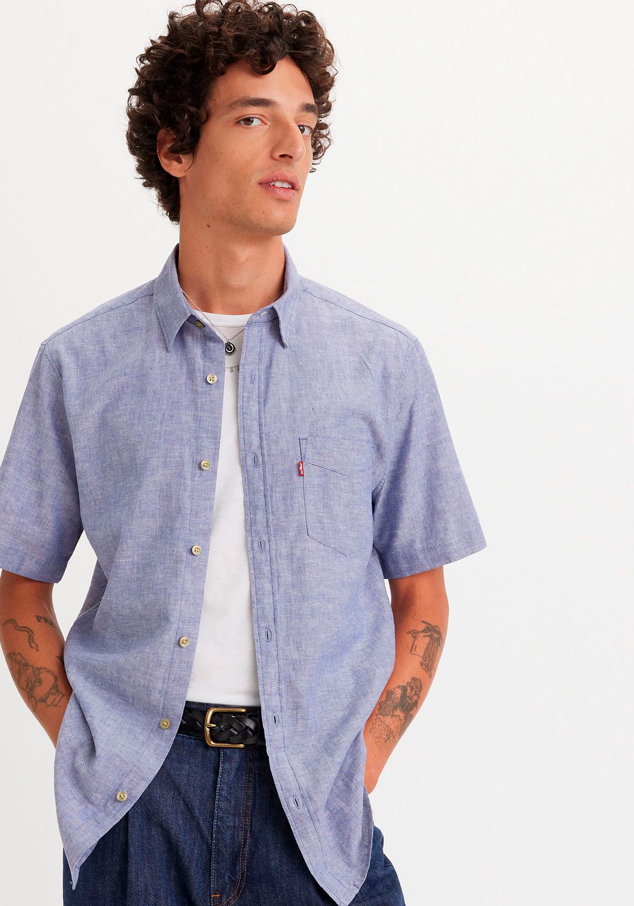 Levi's® Kurzarmhemd »LS BATTERY HM SHIRT SLIM«