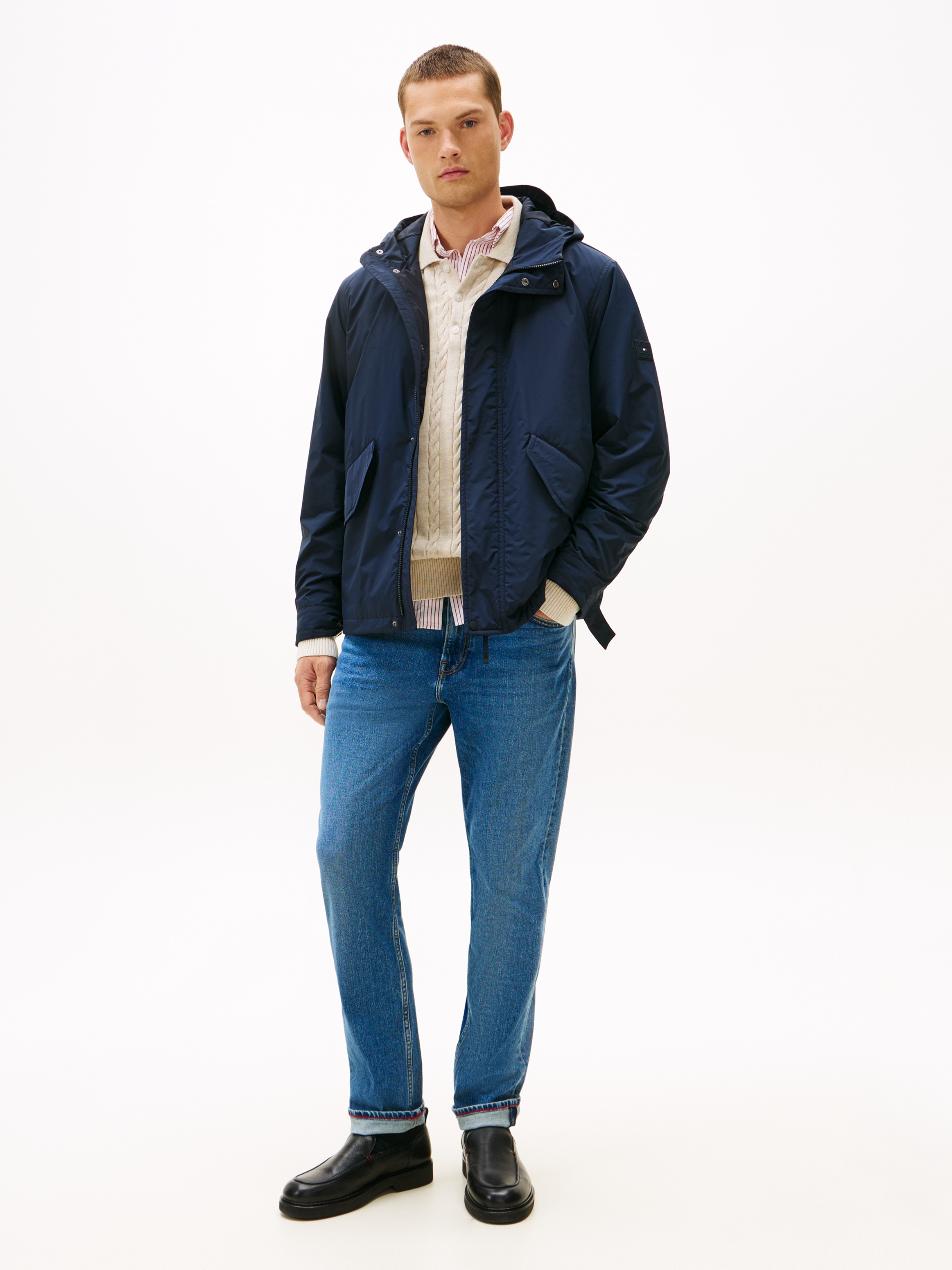 Tommy Hilfiger Veste tous temps »PACKABLE« mit Kapuze Übergangsjacke, leicht, mit fester Kapuze