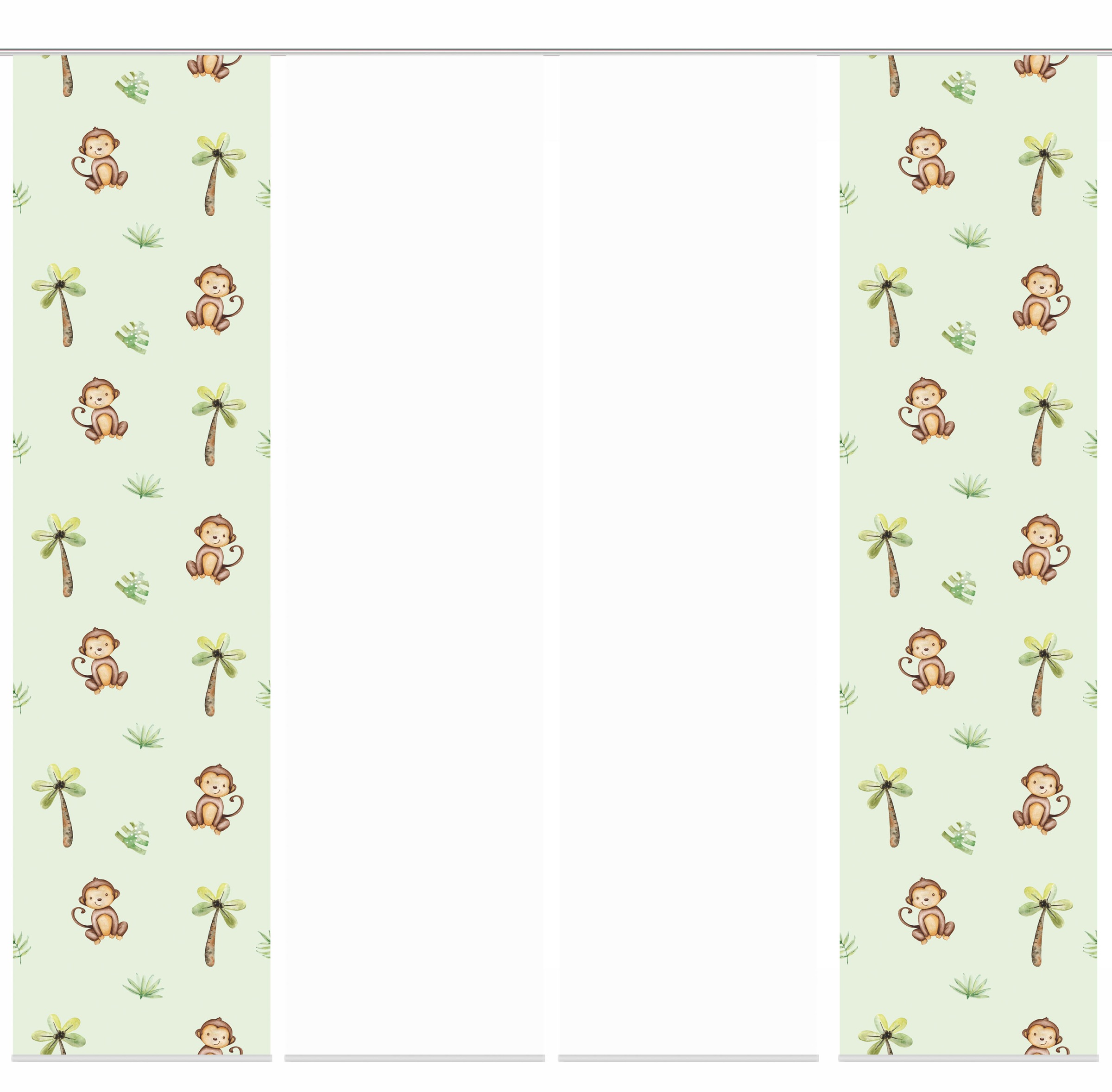 Image of HOME WOHNIDEEN Schiebegardine »APIAS«, (4 St.), Schiebevorhang Digidruck 4er Set APIAS bei Ackermann Versand Schweiz