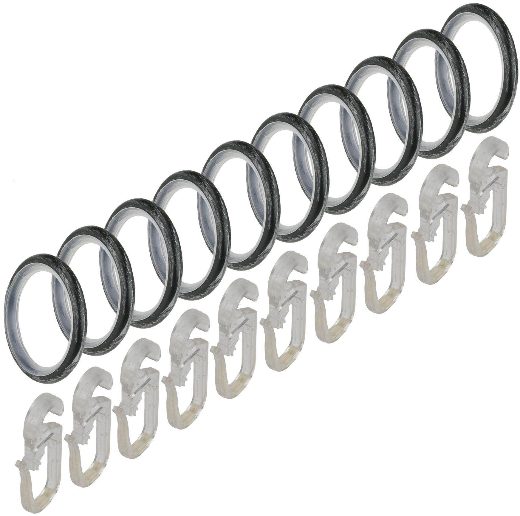 Liedeco Gardinenstange »Esp Kugel«, 2 läufig-läufig, Fixmass, 2-läufig im Fixmass Ø 16 mm